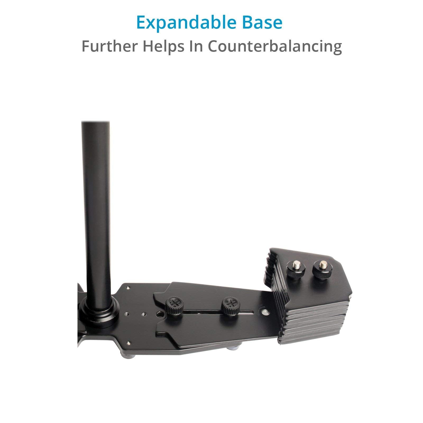 Flycam Redking Quick Balancing Video Camera Stabilizer Dovetail Quick Release Arm Brace, Professional Cnc Aluminum For Dslr Bmcc Dv Camcorders Up To 7Kg/15.4Lb And Bag