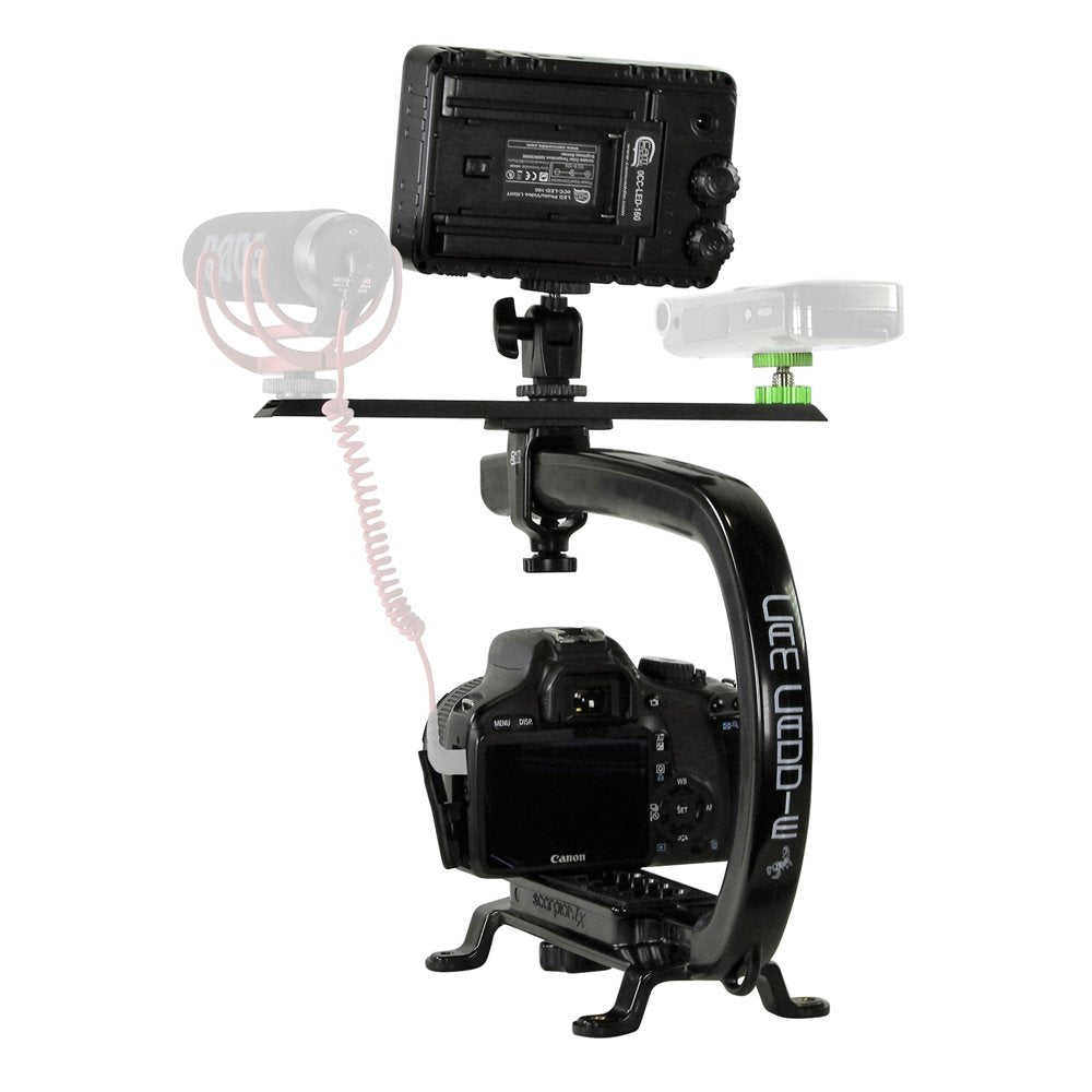 Cam Caddie Scorpion Ex Starter Kit & Led-160 Video Light & Stabilizer, Black (0Cc-Kt1-Led160)
