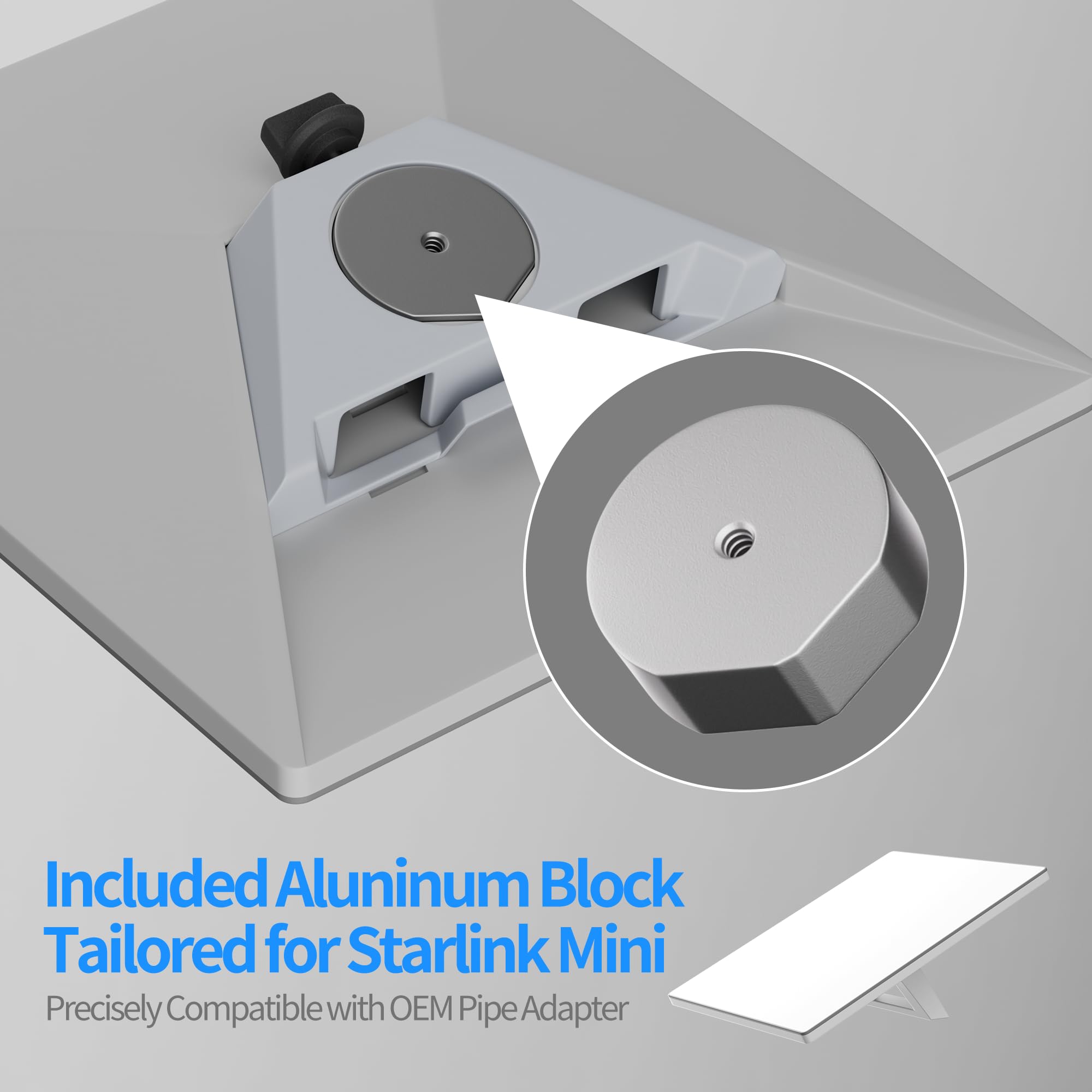 Eazuse Starlink Mini Tripod Mount With Adapter Included Work With Original Pipe Adapter Versatile Tripod Extremely Portable Perfect For Camping