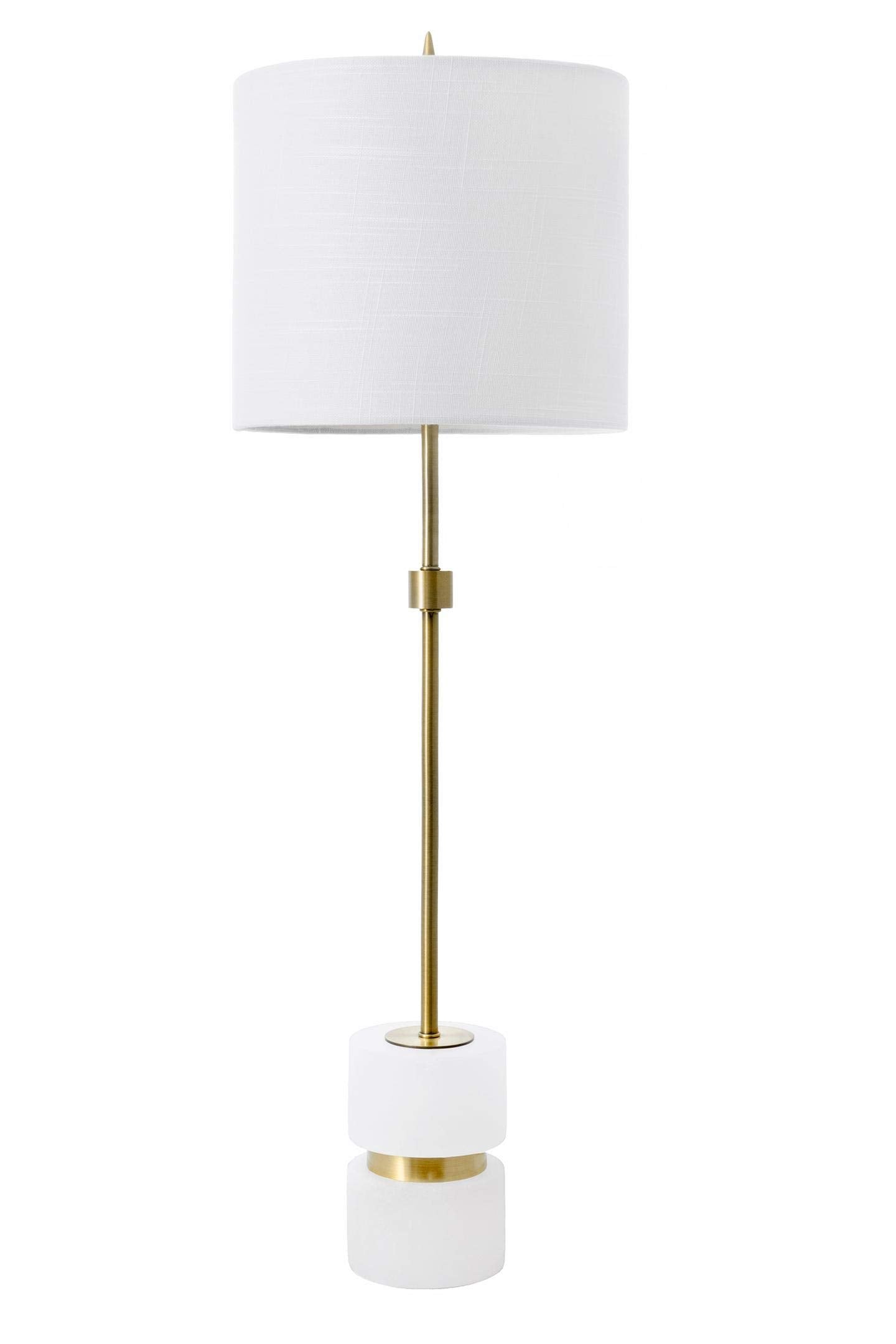 Nuloom Mct04Aa Charlotte 31" Table Lamp, Height, Gold & Marble