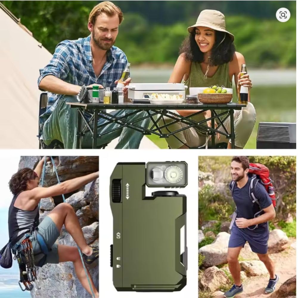 Lightshyer G5 Edc Flashlight 400 Lumens Rechargeable Magnetic Mini Flashlight With 180° Rotation Powerful Super Bright 3 Modes Ip68 Waterproof Multi-Mode Magnetic Small Keychain Flashlights (Green)