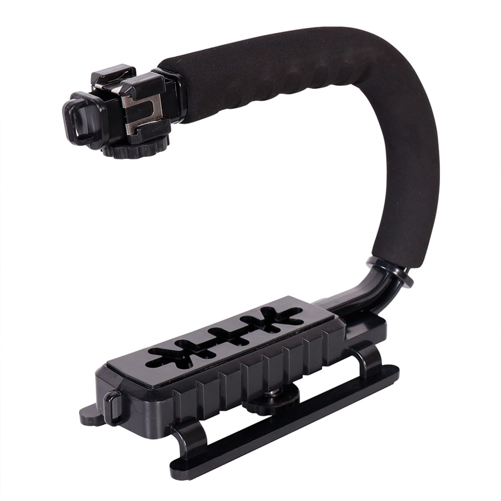 Rumds Camera Stabilizer Handheld U-Grip With Anti-Skid Design And Cold Shoe Mount Lightweight For Stable Video-Photo
