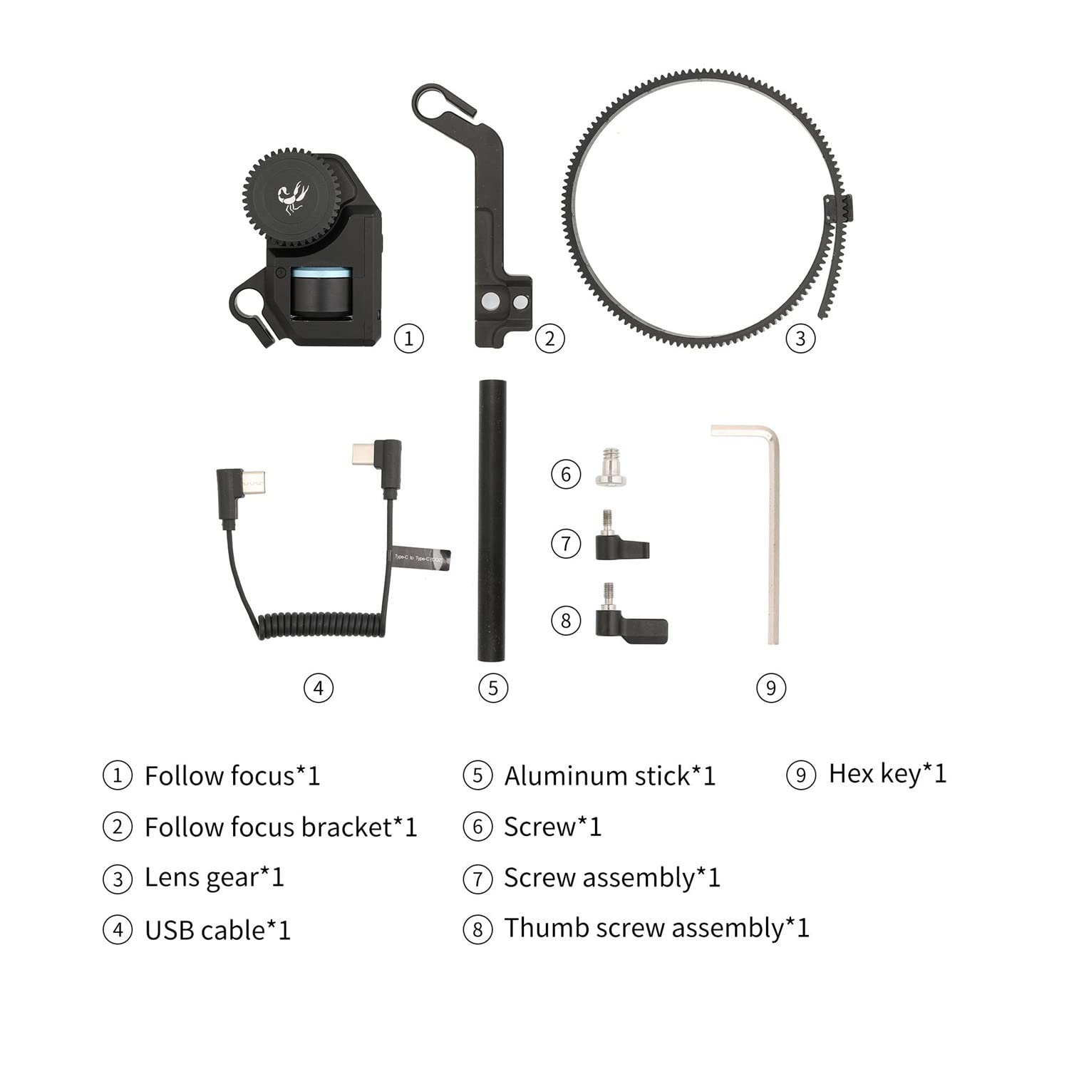 Feiyutech Focus Motor Module For Scorp & Scorp 2 Camera Gimbal Stabilizers - Control Camera Lens Focus