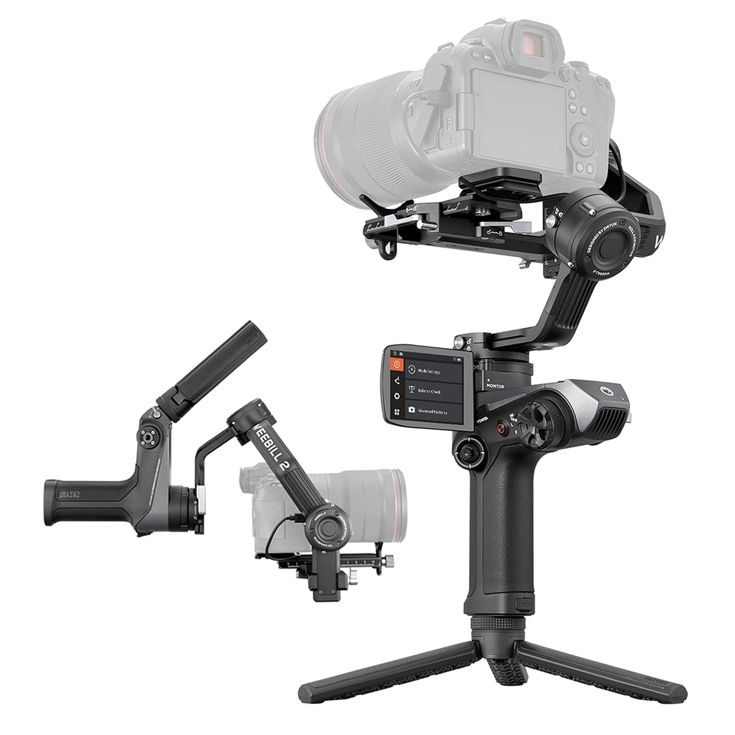 Zhiyun Weebill 2 Camera Stabilizer 3-Axis Gimbal Stabilizer For Dslr And Mirrorless Camera With 2.88” Flip-Out Touchscreen