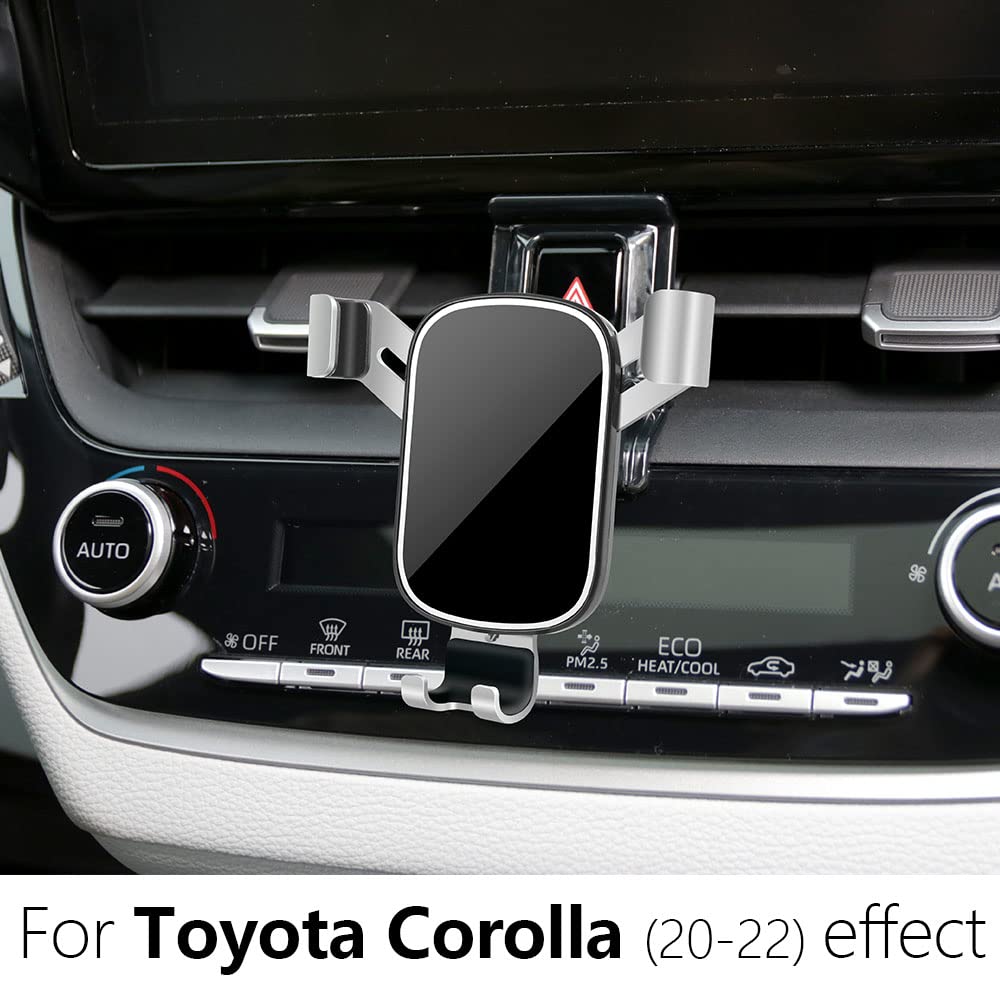 Musttrue Lunqin Car Phone Holder For Toyota Corolla 2020      And Corolla Cross - & Hybrid Hatchback Auto Interior Accessories Cell Phones Mount Cellphone Mobile Charging Gps Cradle