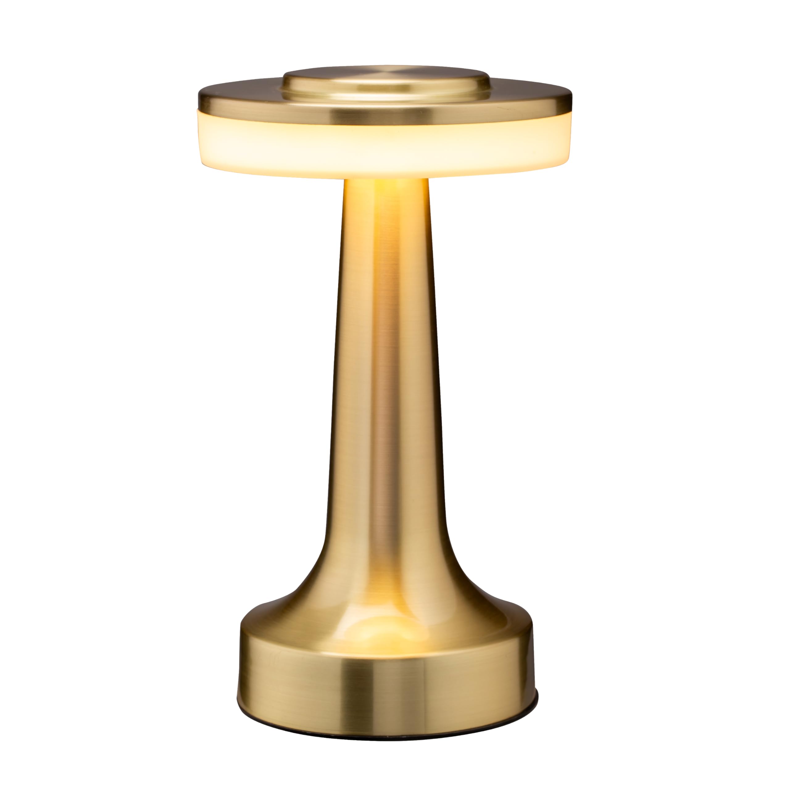 O'Bright O’Bright Portable Led Table Lamp With Touch Sensor, 3-Levels Brightness, Rechargeable Battery Up To 48 Hours Usage, Night Light For Kids Nursery, Nightstand Lamp, Bedside Lamp (Gold)
