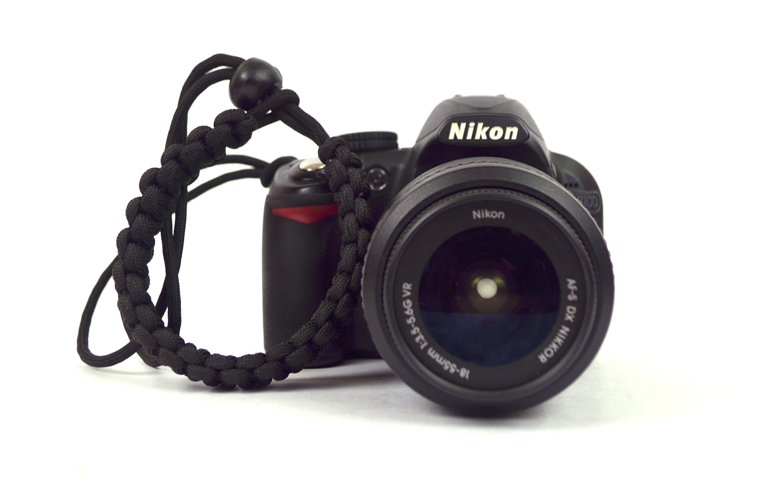 Paracraft Paracord Wrist  Camera Strap For Robust Hand Grip To Hold All Dslr Camera  Heavy Gear  Binocular (Black)