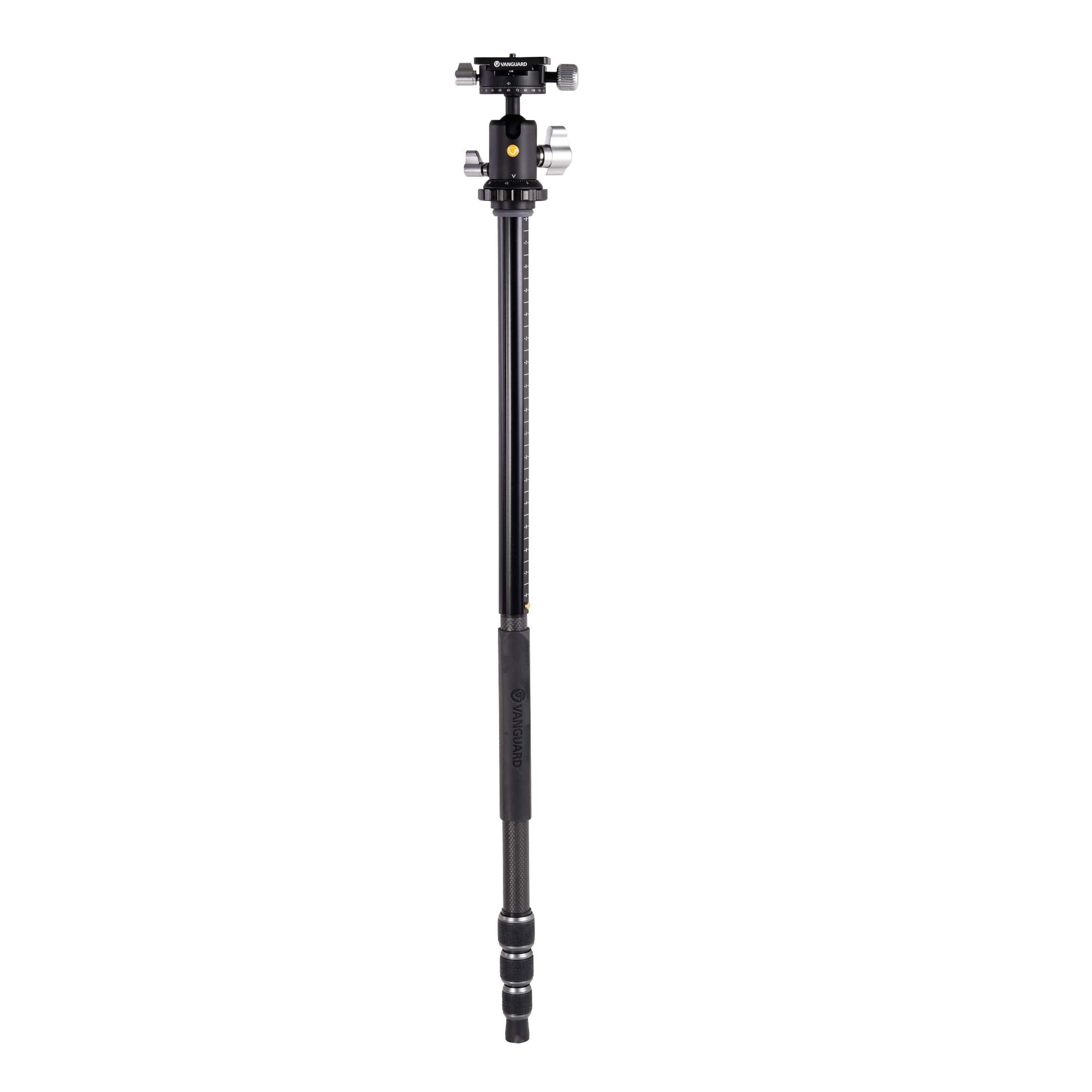Vanguard Veo3T+264Cb Carbon Fiber Travel Tripod With Ball Head And Multi-Angle Center Column For Overhead Shots