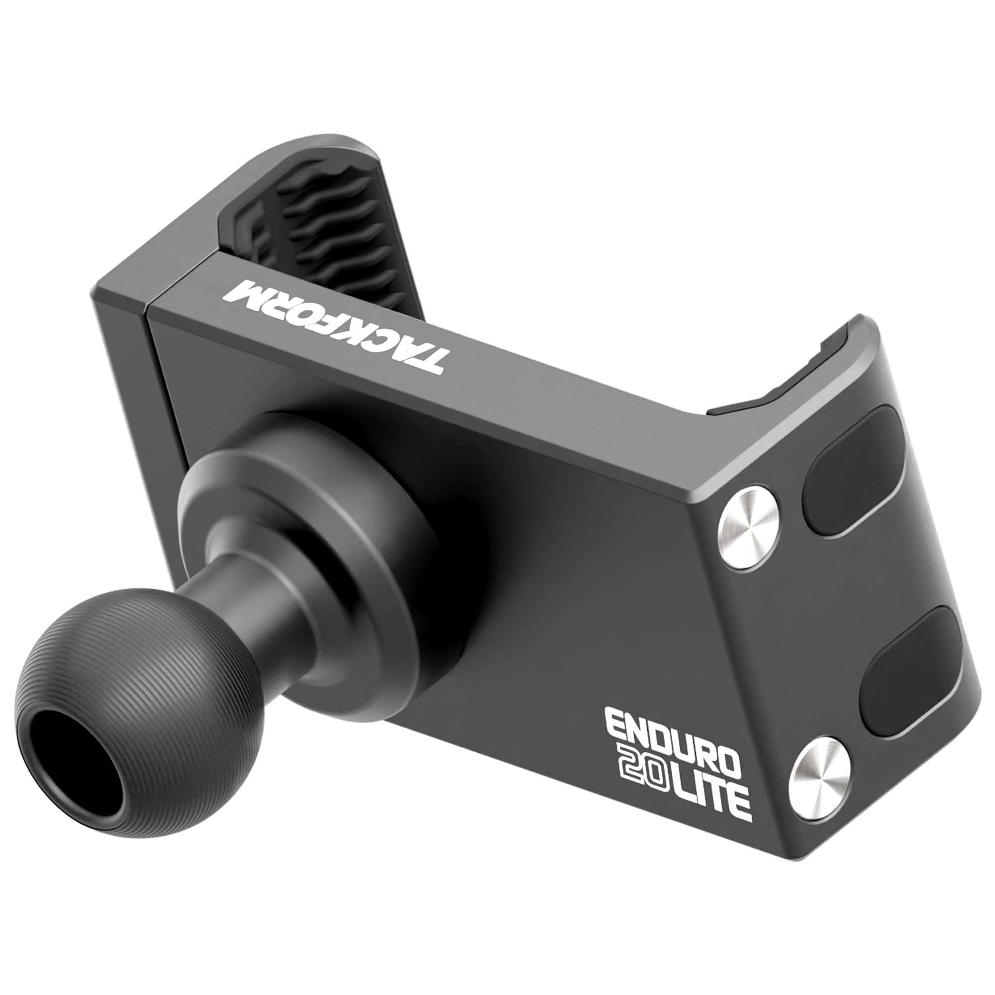 Tackform Enduro 20Lite Phone Holder - Spring Tension Optimized For In Vehicle Use, Truck And Fleet, Rock Crawling  20Mm Aluminum Ball