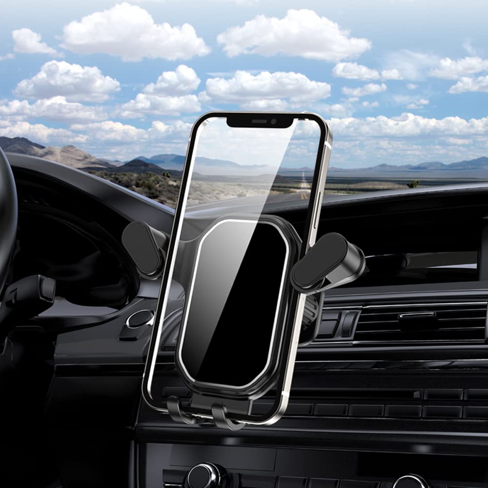 Hokc-N Car Vent Mobile Phone Holder, Black, Suitable For Iphone, Huawei, Samsung, Xiaomi