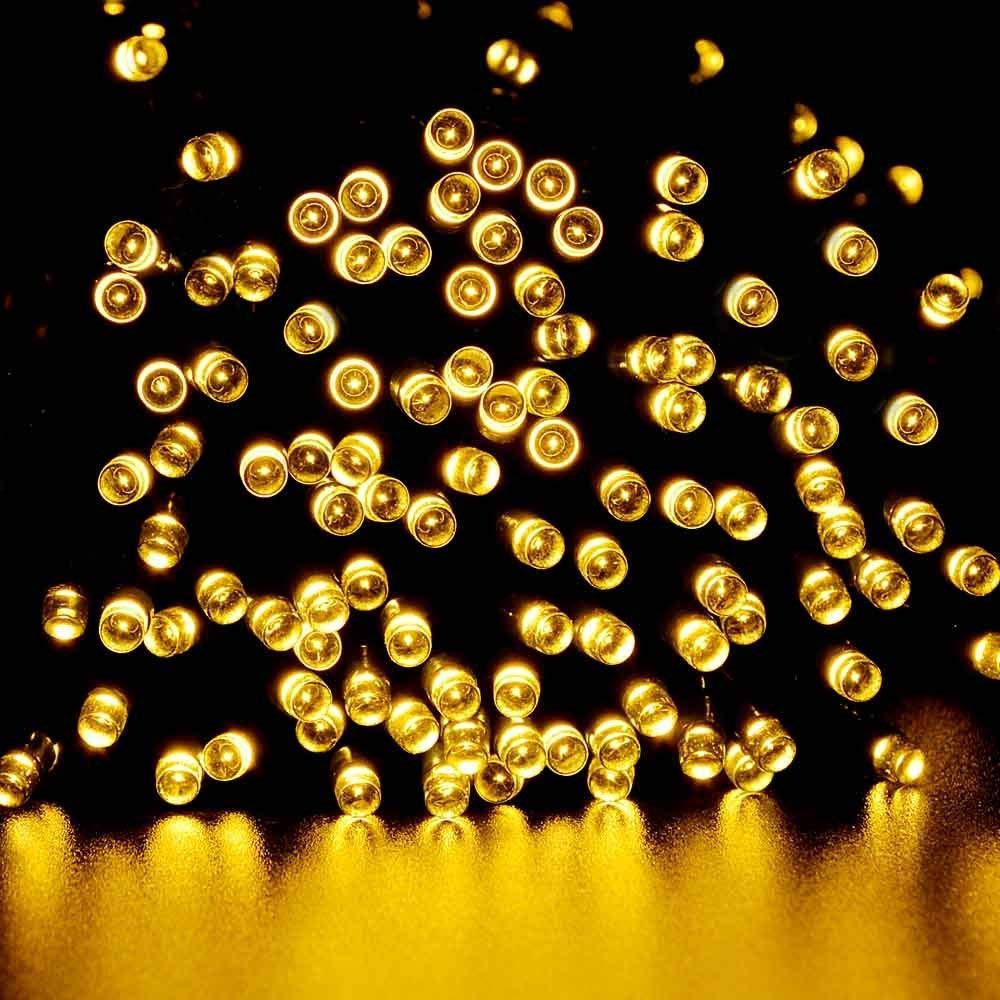 Jnaurb Solar Christmas Lights, 2 Pack 72Ft 200 Led Solar String Lights With 8 Modes, Waterproof Outdoor Christmas String Lights For Patio, Garden, Party, Tree, Holiday, Christmas Decorations (Warm White)