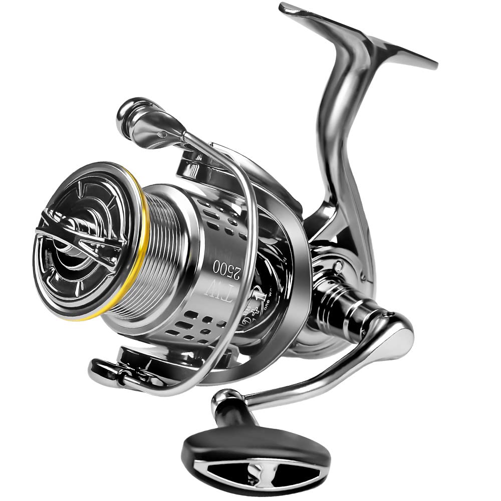 Fishdrops Saltwater Spinning Reel, 12+1Bb Ultra Lightweight Powerful Fishing Reel, Metal Frame Carbon Fiber 33 Lb Max Drag, 5.5:1 High Speed Ultra Smooth For Saltwater Fishing Reels