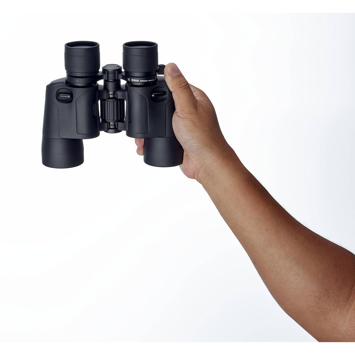 Om System 8-16X40 Explorer S Zoom Porro Prism Binoculars With 3.4 Degree Angle Of View, Black