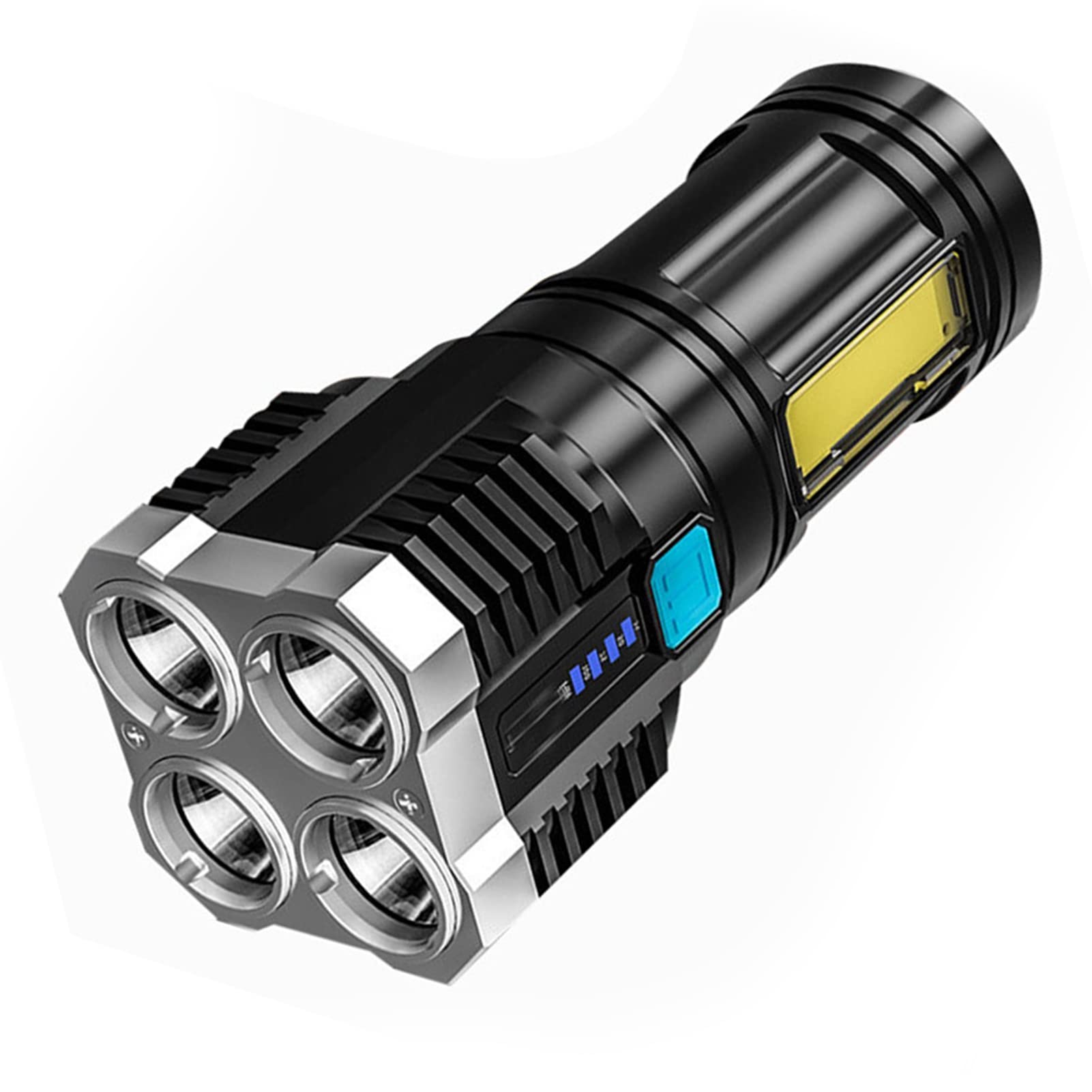 Fabater Flashlight, Solid Housing Ultra Bright Lasting Performance Led Outdoor Flashlight 800Mah Capacity For Hiking (1Pcs)