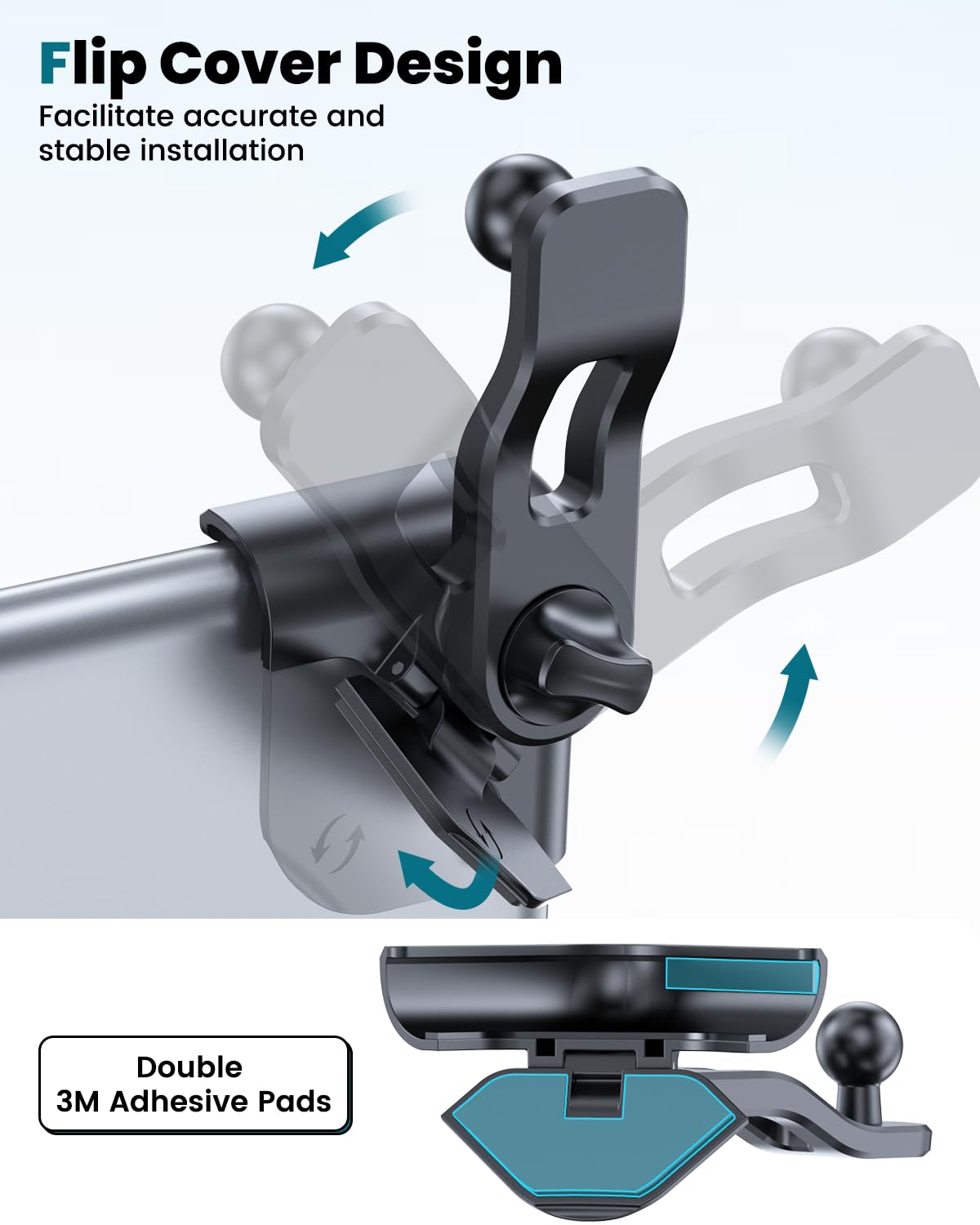 Exeliq Phone Holder For Tesla Model Y/3, Phone Mount For Tesla Air Vent [Stable Triple Hook], Touchscreen Car Phone Holder With Strong Magnet, Magsafe Car Mount For Iphone 16/15/14/13/12, All Phones