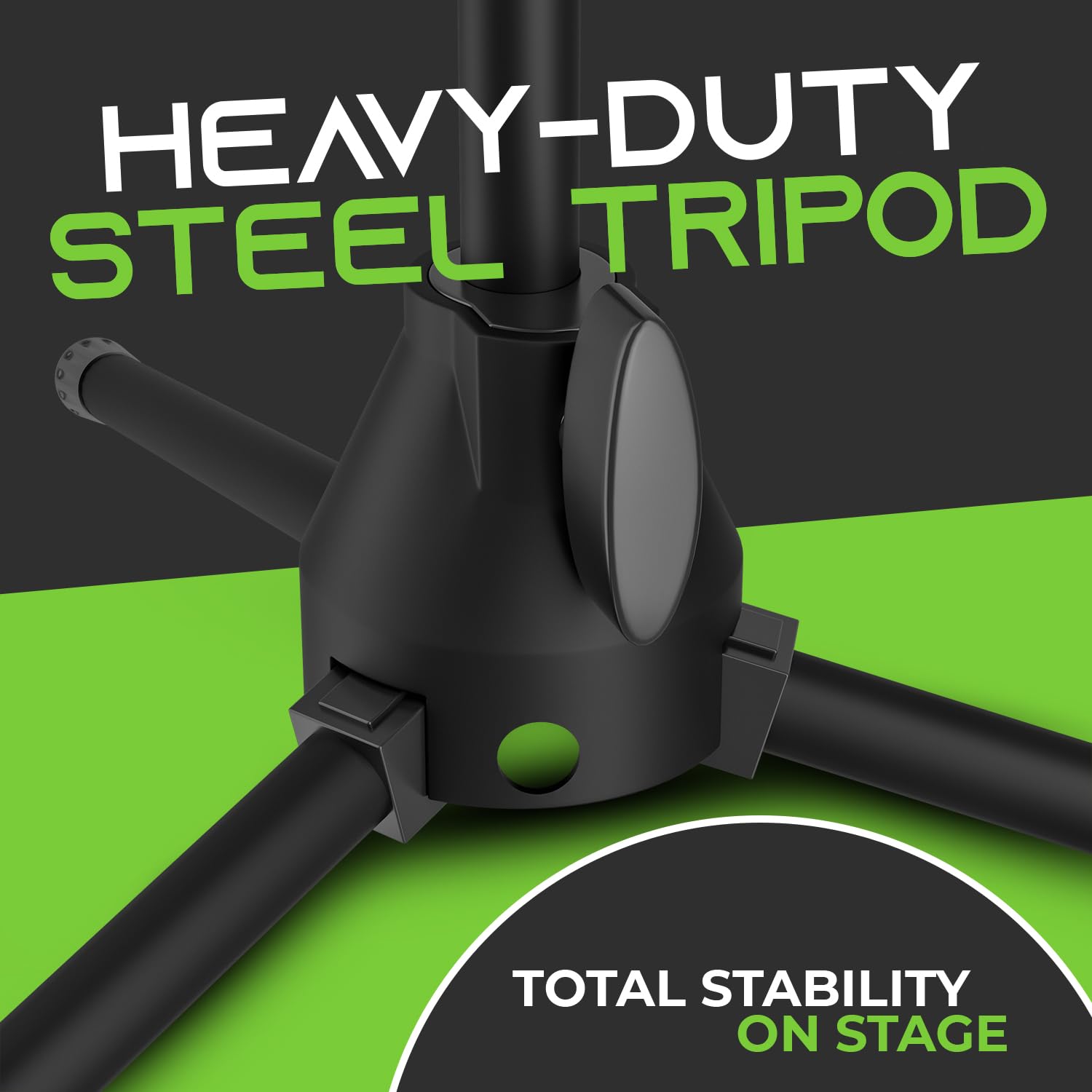 Gearit Microphone Boom Stand Boom Arm Extends Mic 2.5 Feet Heavy-Duty Steel Tripod And Joints Cable Management Clips Included
