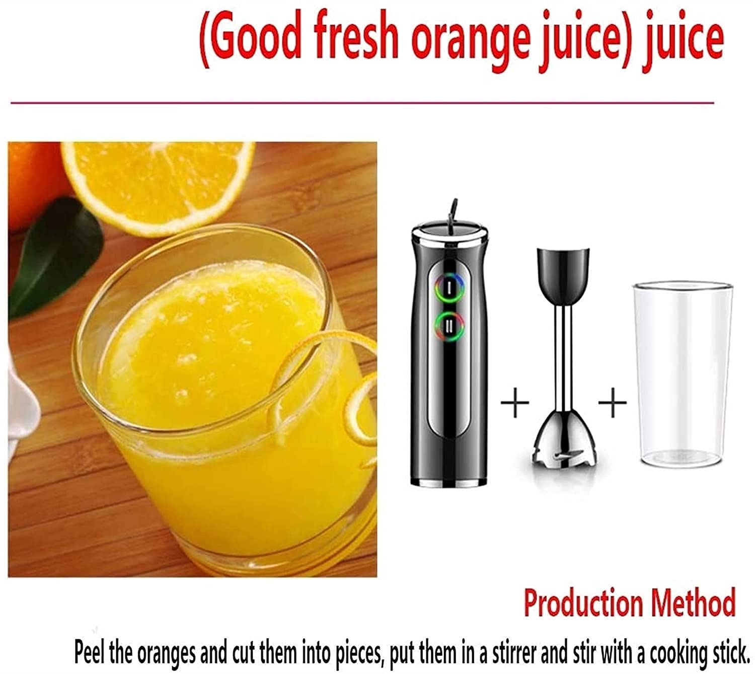 Kaabeto Hand Blender 1000W 700Ml Immersion Blender 9 Speed Control, 4 In 1 Powerful Stick Blender, Chopper, Whisk, 500Ml Food Grinder For Sauces Smoothie Puree Infant Food (Black)