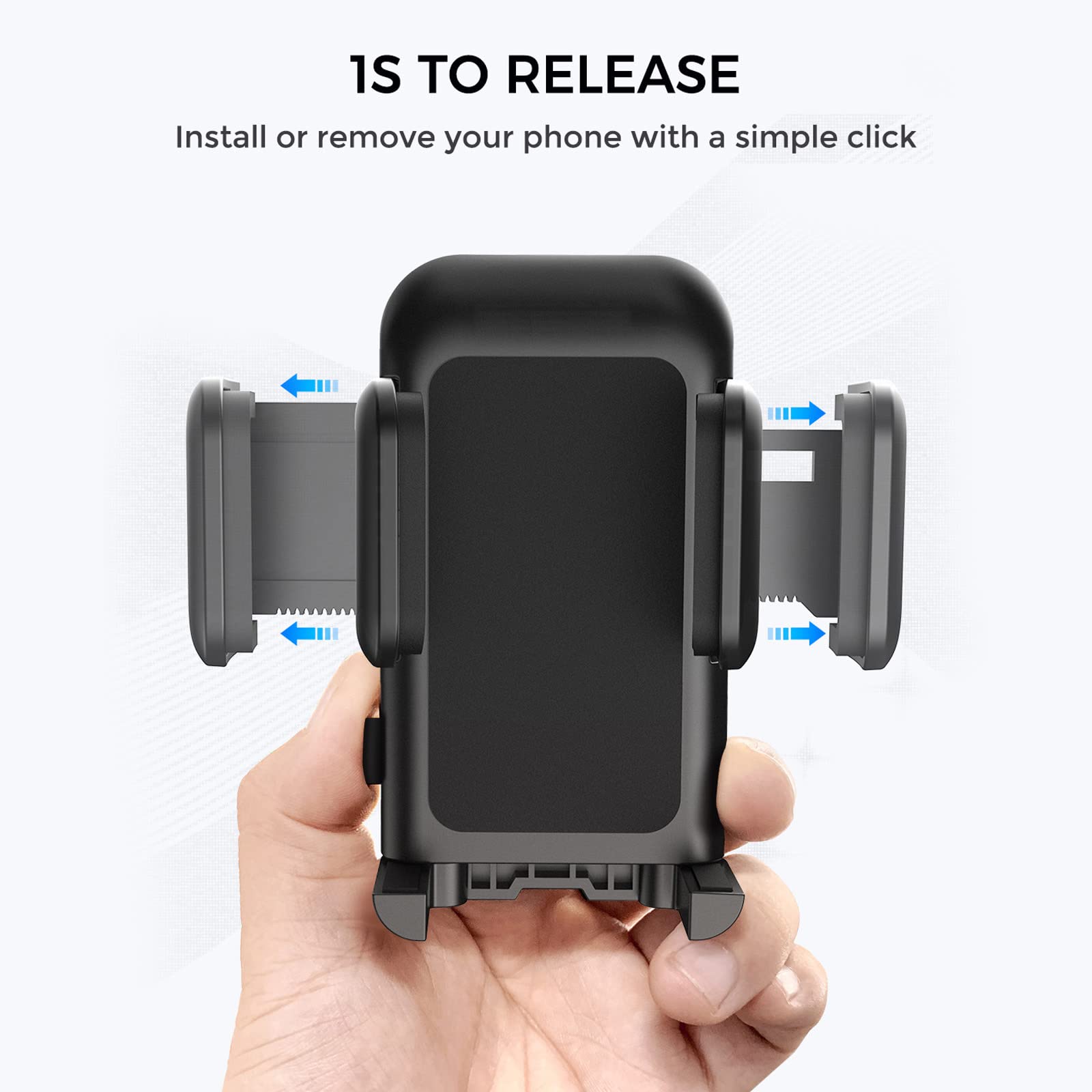 Vssmssa Cell Phone Holder For Car, Cd Slot Car Phone Mount, One Button Release Easy Installation Cd Player Car Phone Holder Mount Compatible With Iphone 16 15 14 13 12 11 Pro Xr Xs Max Galaxy S20 S20+ S10 S9