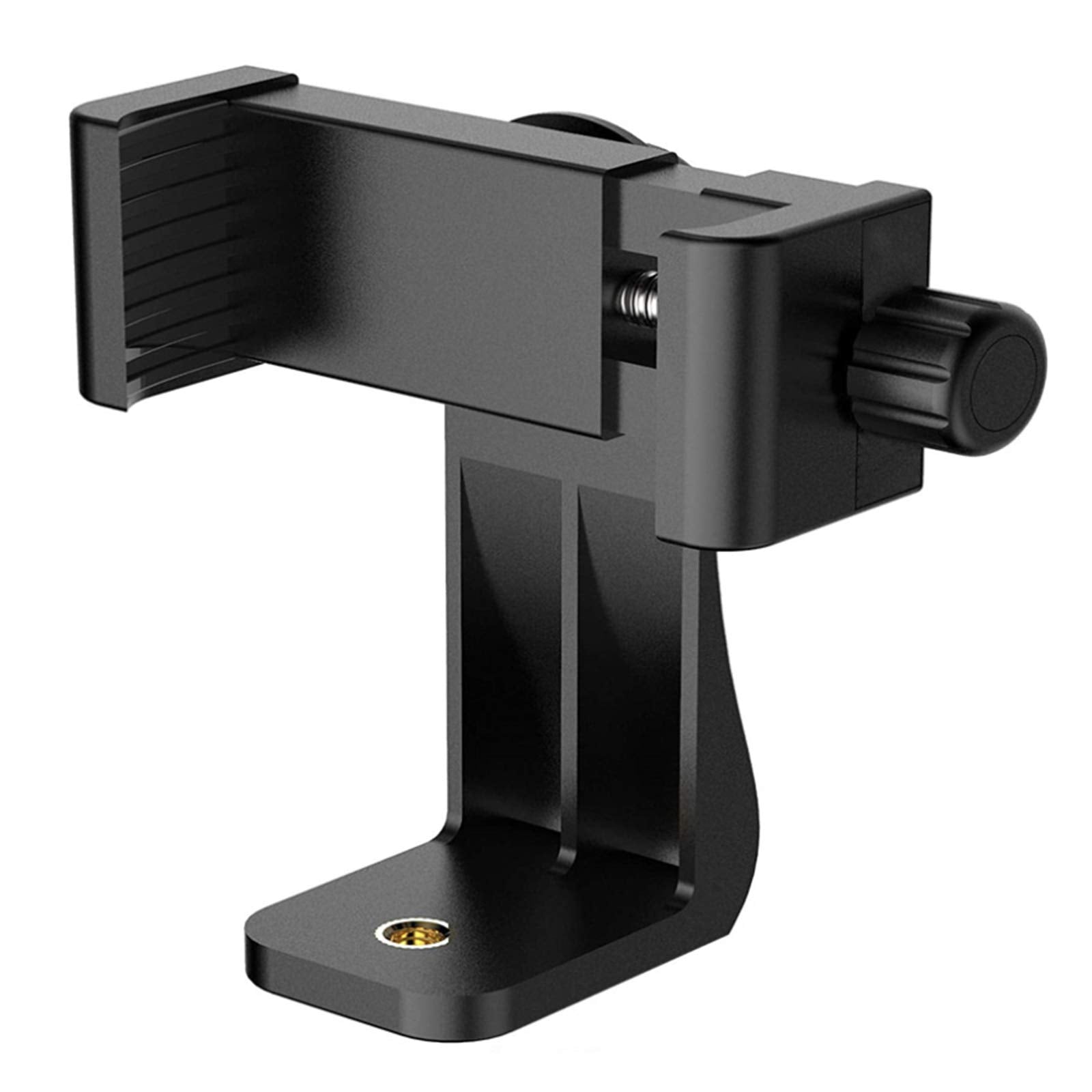 Kiniza Phone Tripod Adapter, Universal 360 Rotation Smartphone Holder Mount, Vertical And Horizontal Compatible With Most Cell Phones, Adjustable For Selfie Stick, Camera Stand
