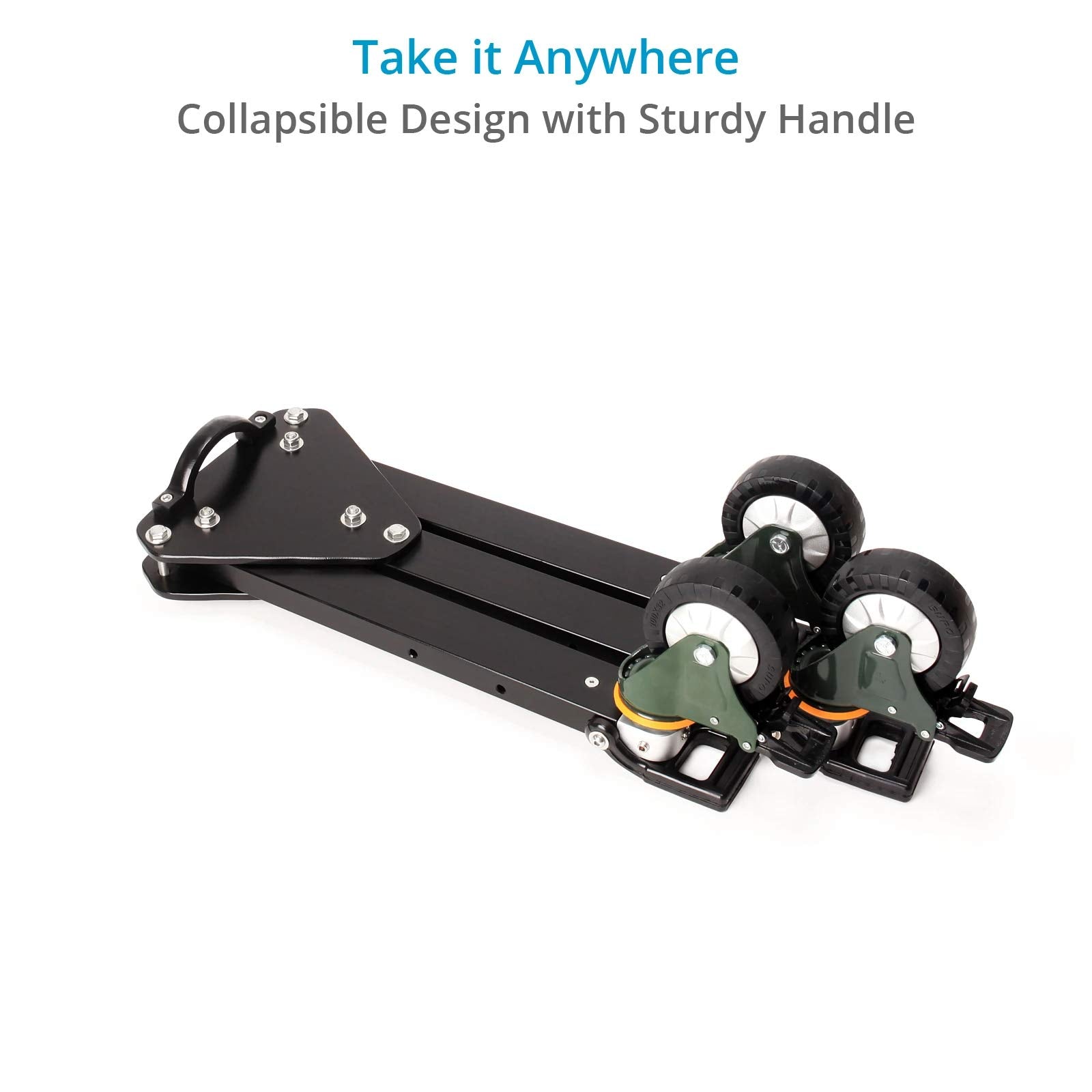 Proaim Lineo Portable Video Camera Floor Dolly. Heavy-Duty Professional Studio Dolly. Payload Up To 500Kg/1100Lb (P-Prt-D)