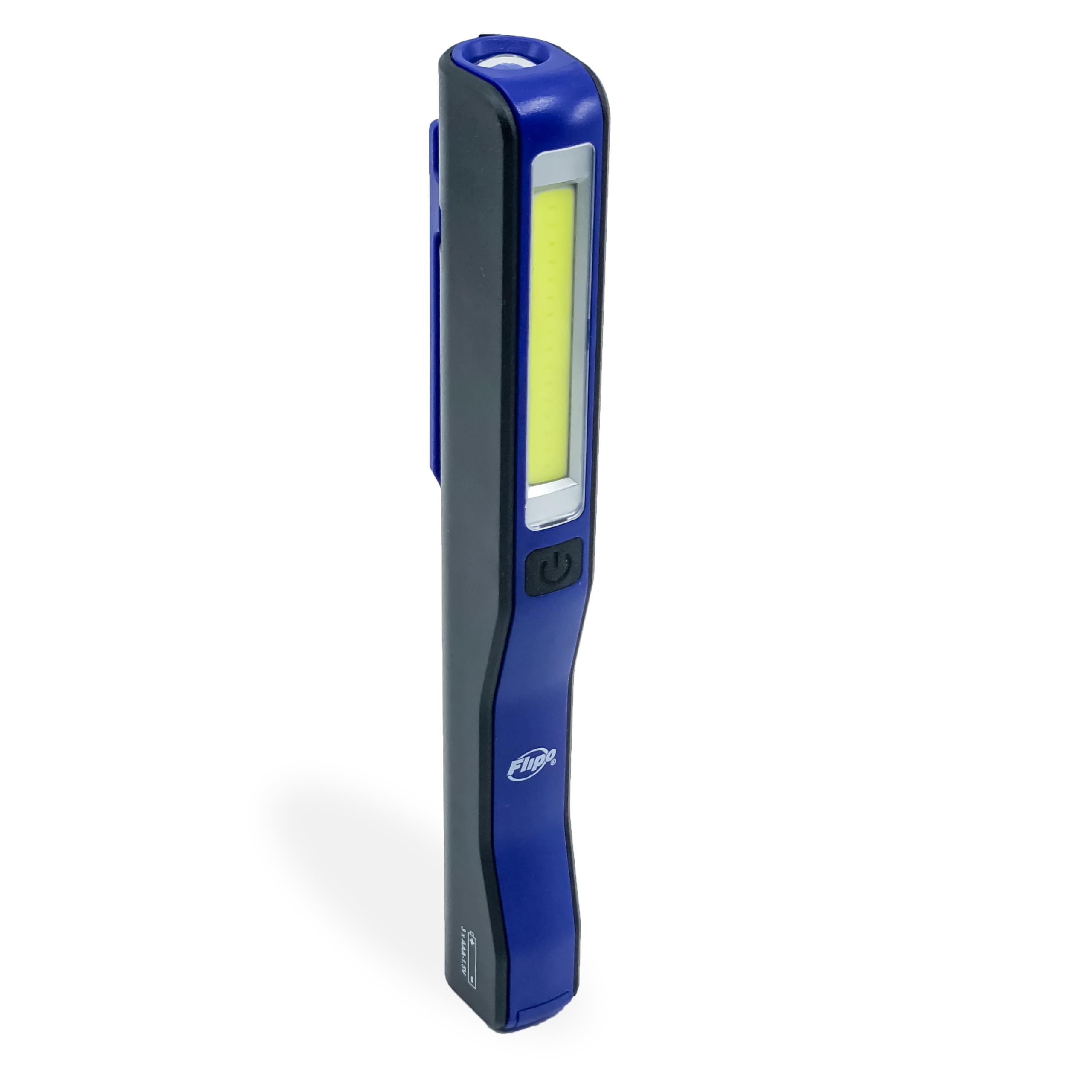 Flipo Magnetic Cliplight Dual Led - 2 Lights In 1 400 Lumen Flood Light, 200 Lumens Spotlight - Led Pocket Flashlight With Magnetic Swivel Clip - Compact Pen Light, Led Worklight, Magnetic Pocket Clip