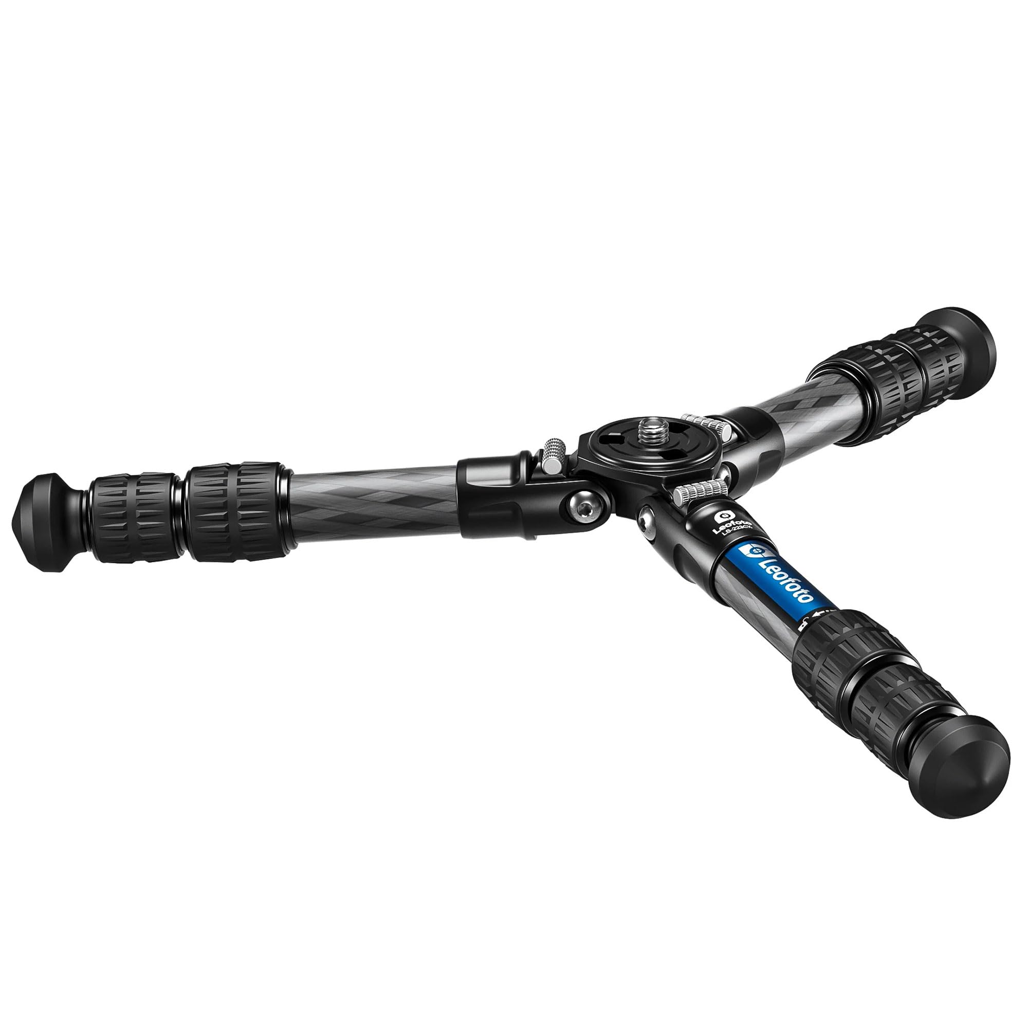 Leofoto Carbon Fiber Mini Tabletop Tripod For Camera, 12.44" Foldable Desktop Tripod With Convertible 1/4" & 3/8" Screw, Portable Tripod For Sport Camera/Phone Holder/Projector, Max Load 22Lb/10Kg