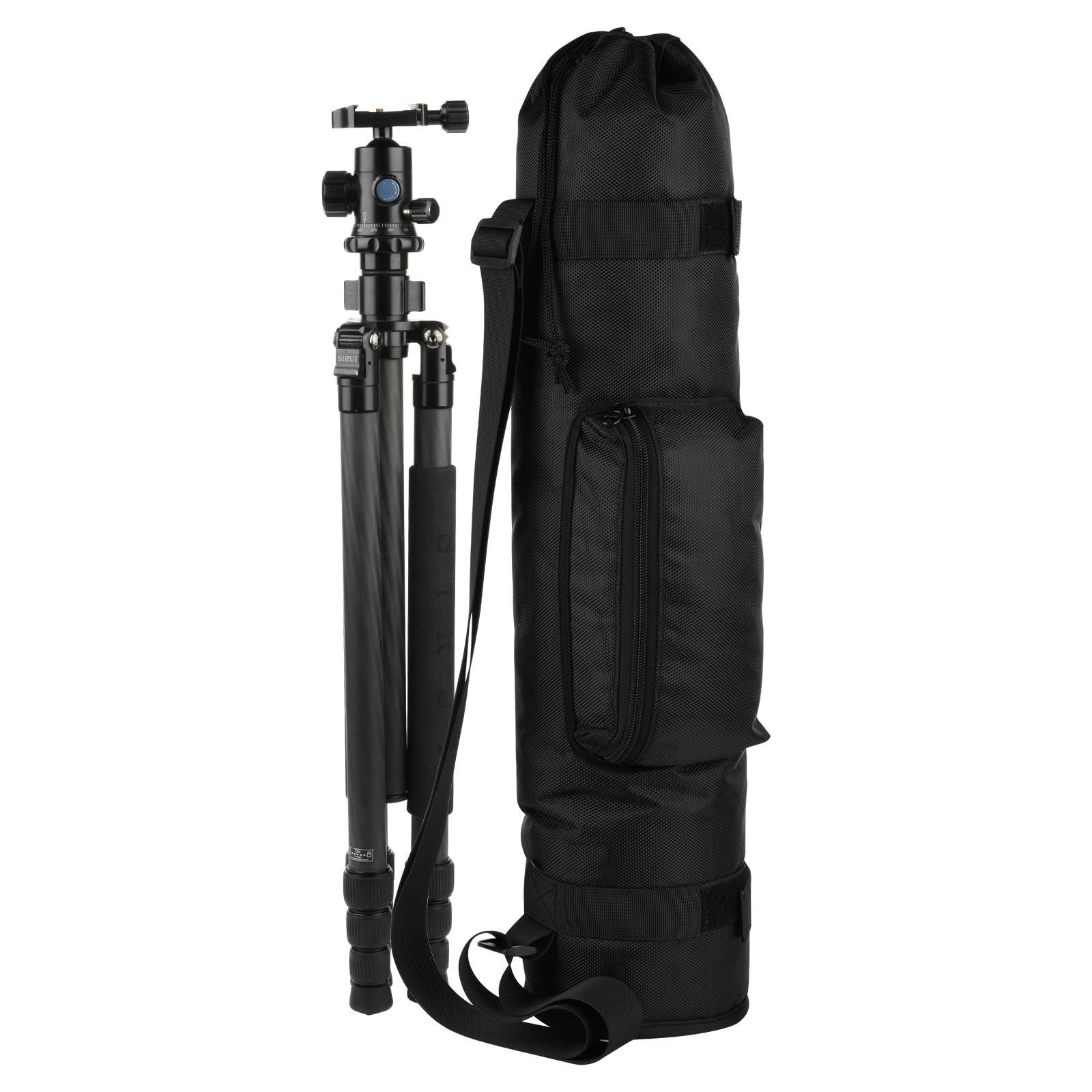 Txesign Tripod Carrying Case Bag 24” Compatible With Basics Gitzo Manfrotto Tripod Travel Bag Heavy Duty Nylon Bag, Camera Tripod Bag With Outer Pocket, For Tripod, Light Stands, Monopod, Mic Stand