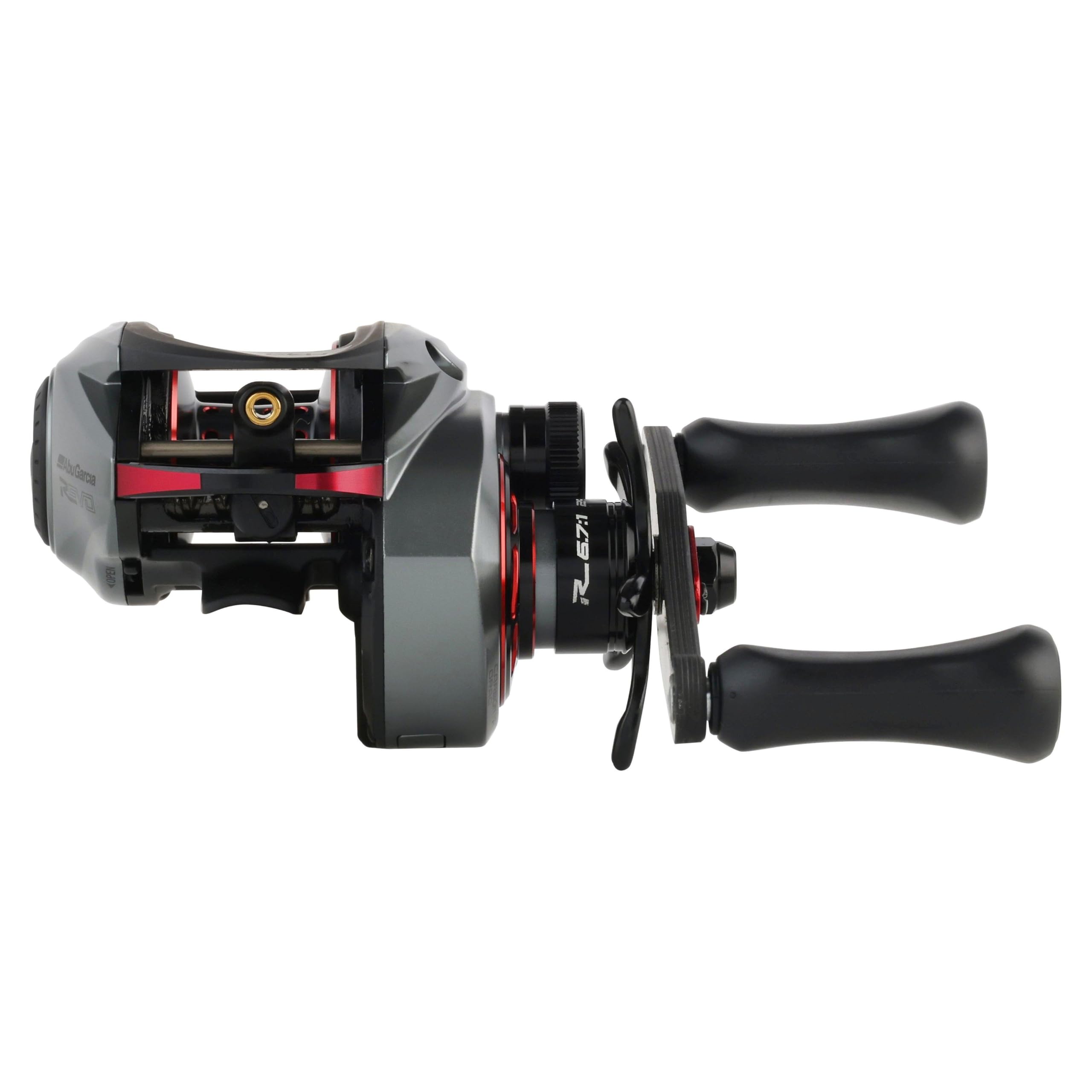 Abu Garcia Revo Premier Low Profile Reel, Reliable Freshwater Fishing Reel, Compact A-Symmetric Body With Gullwing Sideplate Design, Durable X2-Craftic Alloy Frame, Max Drag Of 20Lb  9.0Kg