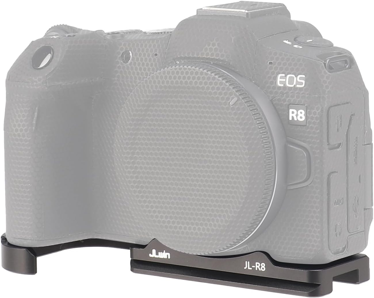 Hersmay Eos Rp Camera Quick Release Baseplate Qr Plate For Canon Eos R8/Rp Mirrorless Camera Compatible With Arca-Swiss Standard Tripod, Built-In Cold Shoe Mount For Led Video Light, Microphone Etc.