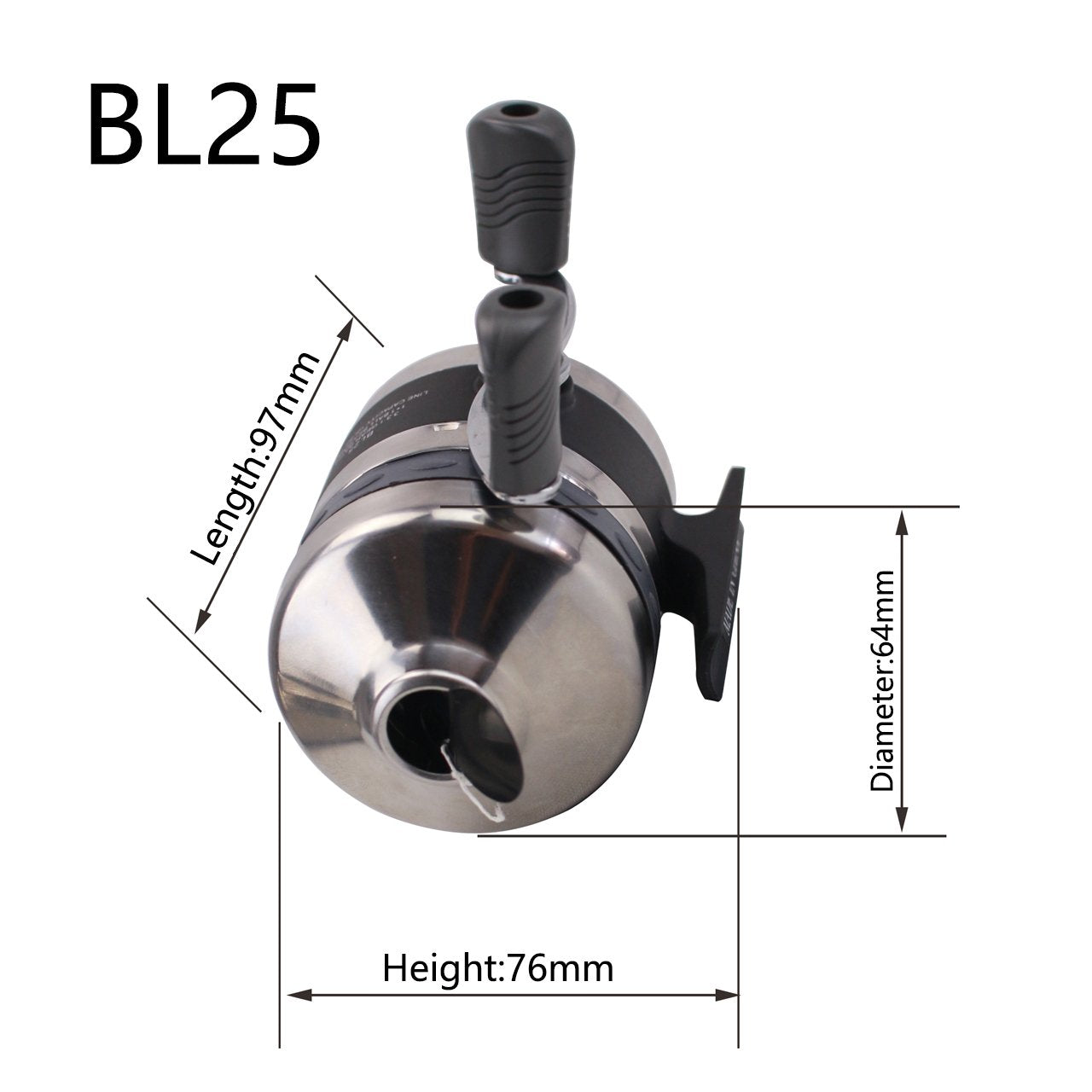 Sinoart Bowfishing Reel Seat Spincast Reel With Fishing Reel Seat Gear Right And Left Hand For Recvrve Compound Bow
