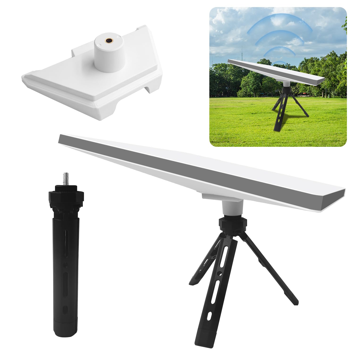Ydmade Starlink Mini Portable Tripod Mounting Kit,Tripod Plus Mini Base,Adjustable Height 7.8 Inch,Starlink Mini Tripod Mounting Kit For Camping And Rv Travel
