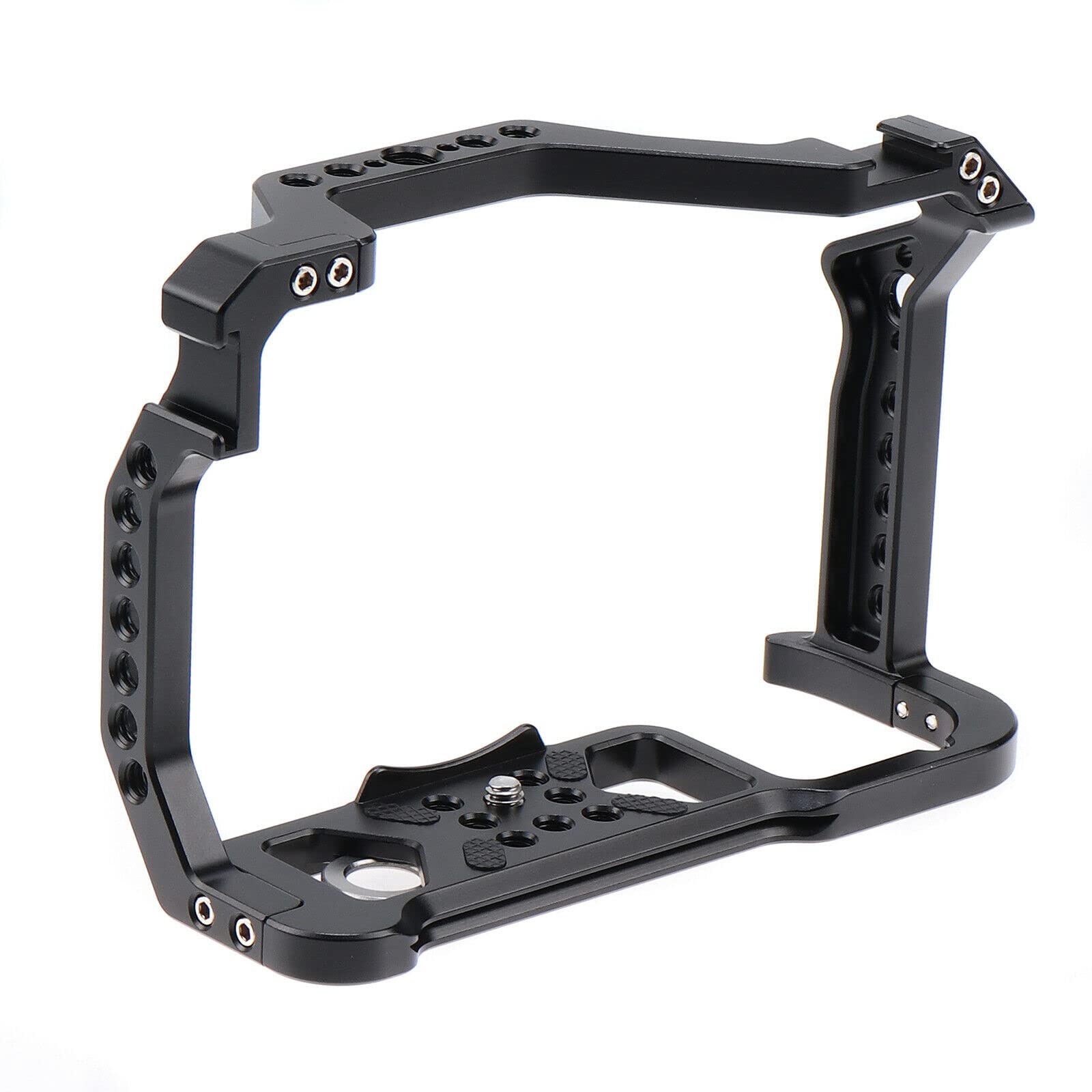 Runshuangyu Cnc Aluminum Dslr Camera Cage Extension Frame Cold Shoe For Canon R5 R6 R5C Dslr Camera