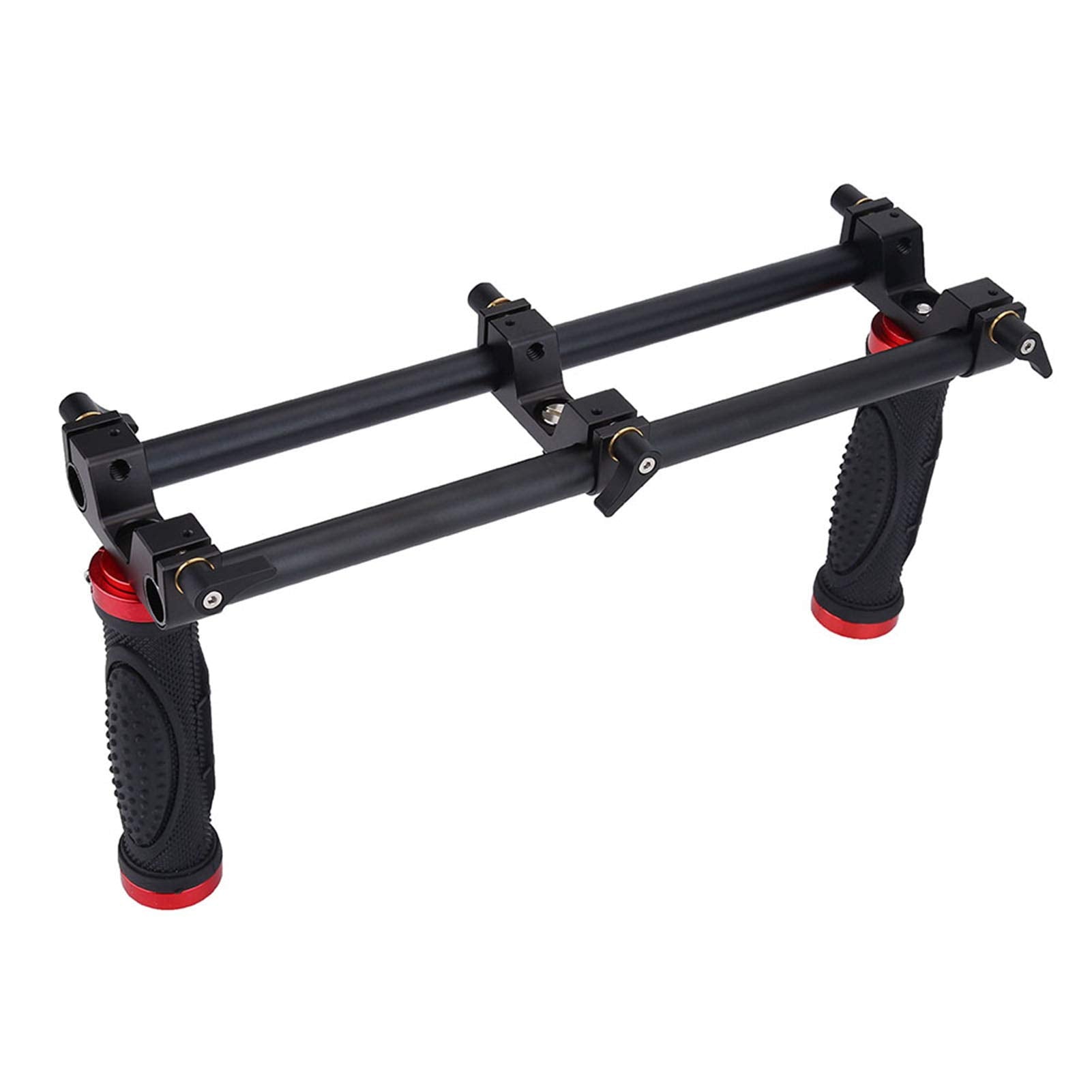 Fydun Dual Handle Grip Professional Handle Camera Stabilizers Camera Dual Grip Extender Handle Gimbal Stabilizer Rig Accessory With 1/4 And 3/8 Screw Hole