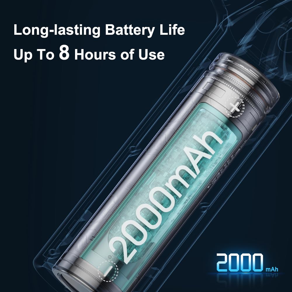 High Speed Handheld Fan With Ice Compress 0-100 Stepless Speed Jet Fan 2000Mah Rechargeable Personal
