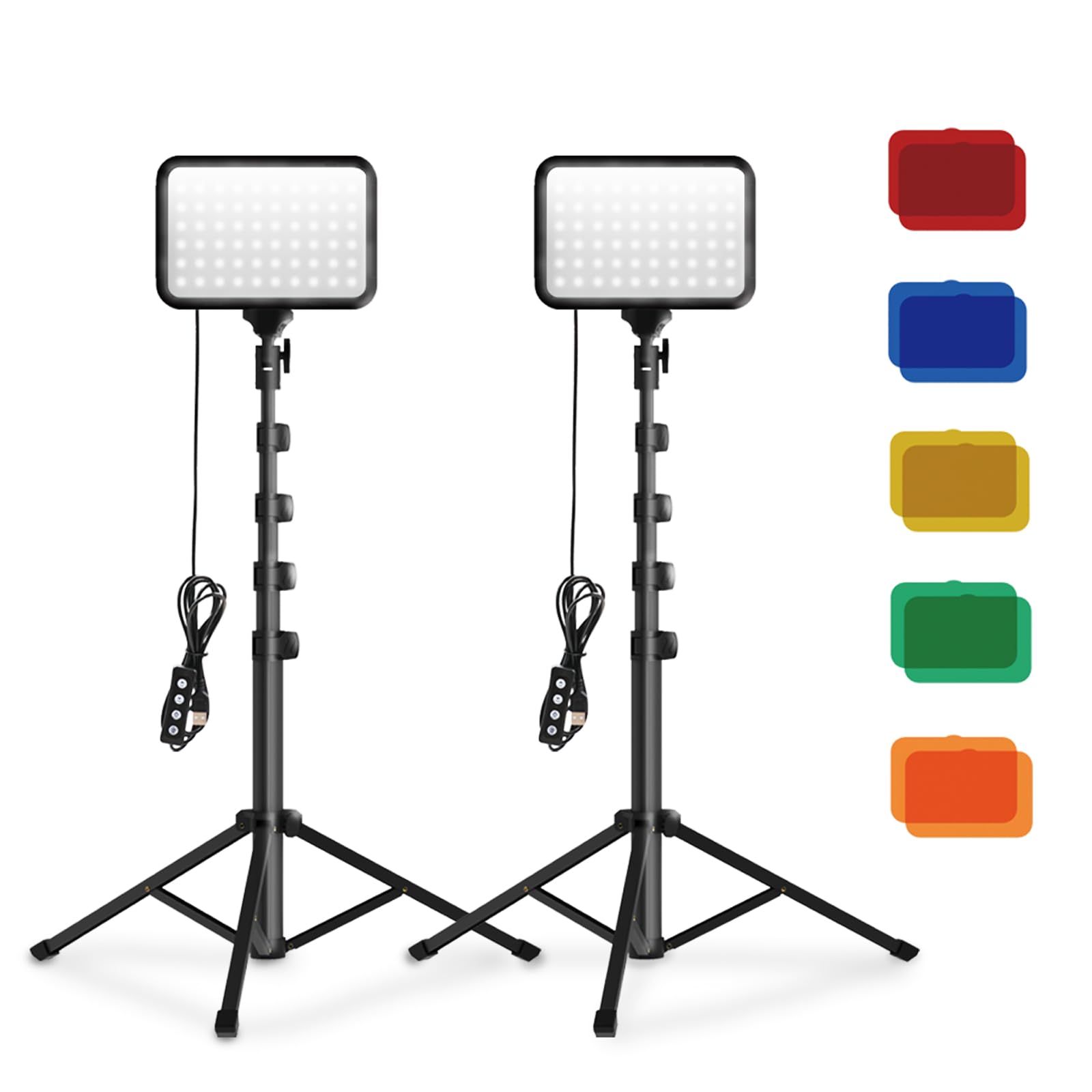 Stynice Led Video Light With Adjustable Tripod Stand Usb