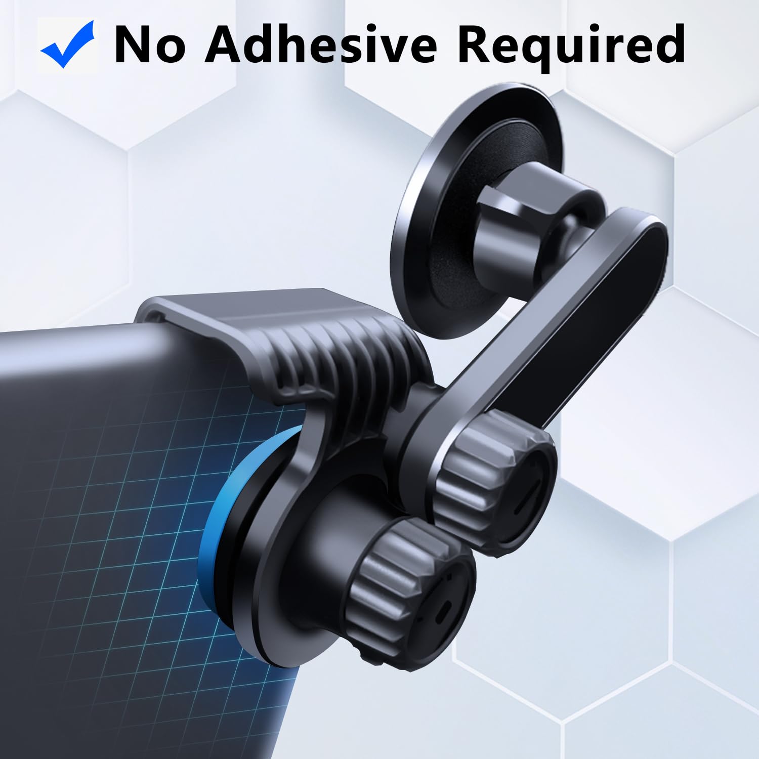 Ankeway For Tesla Model 3/Y/X/S/Cybertruck Phone Mount [No Glue Required], For Magsafe Phone Holder For Tesla Model Y 3 S X Cybertruck Accessories, Magnetic Phone Holder For Iphone 16 15 14 13 Series