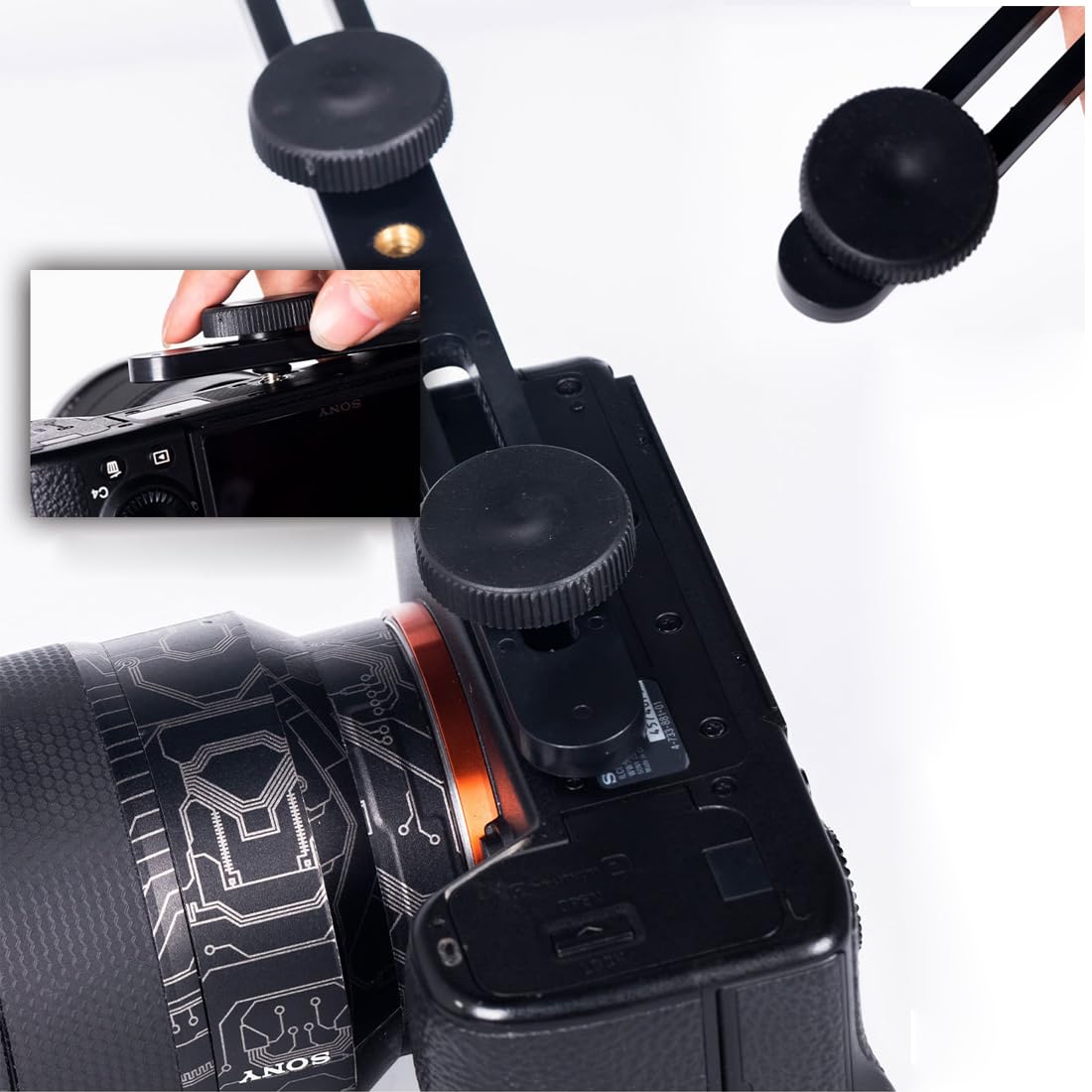 Recdec 2 Pack Dual Selfie Light Holder Tripod Mount Stand With 1/4 Screw Second Video Lights Extension Bar For Clip Fill Light Panel Camera Flash Dslr Double Brightness Phone Live Recording Vlogging