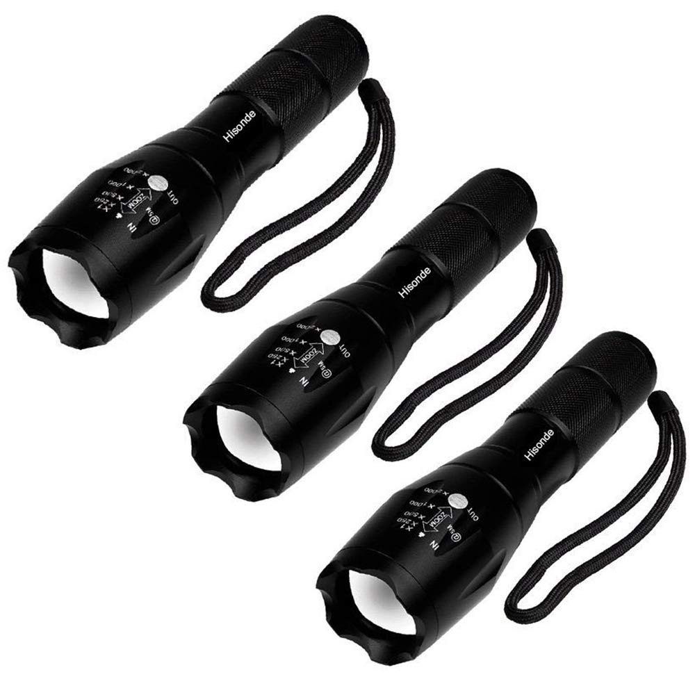 Hisonde Military Grade Tactical 5 Mode High Lumens Waterproof Led Flashlight (3)