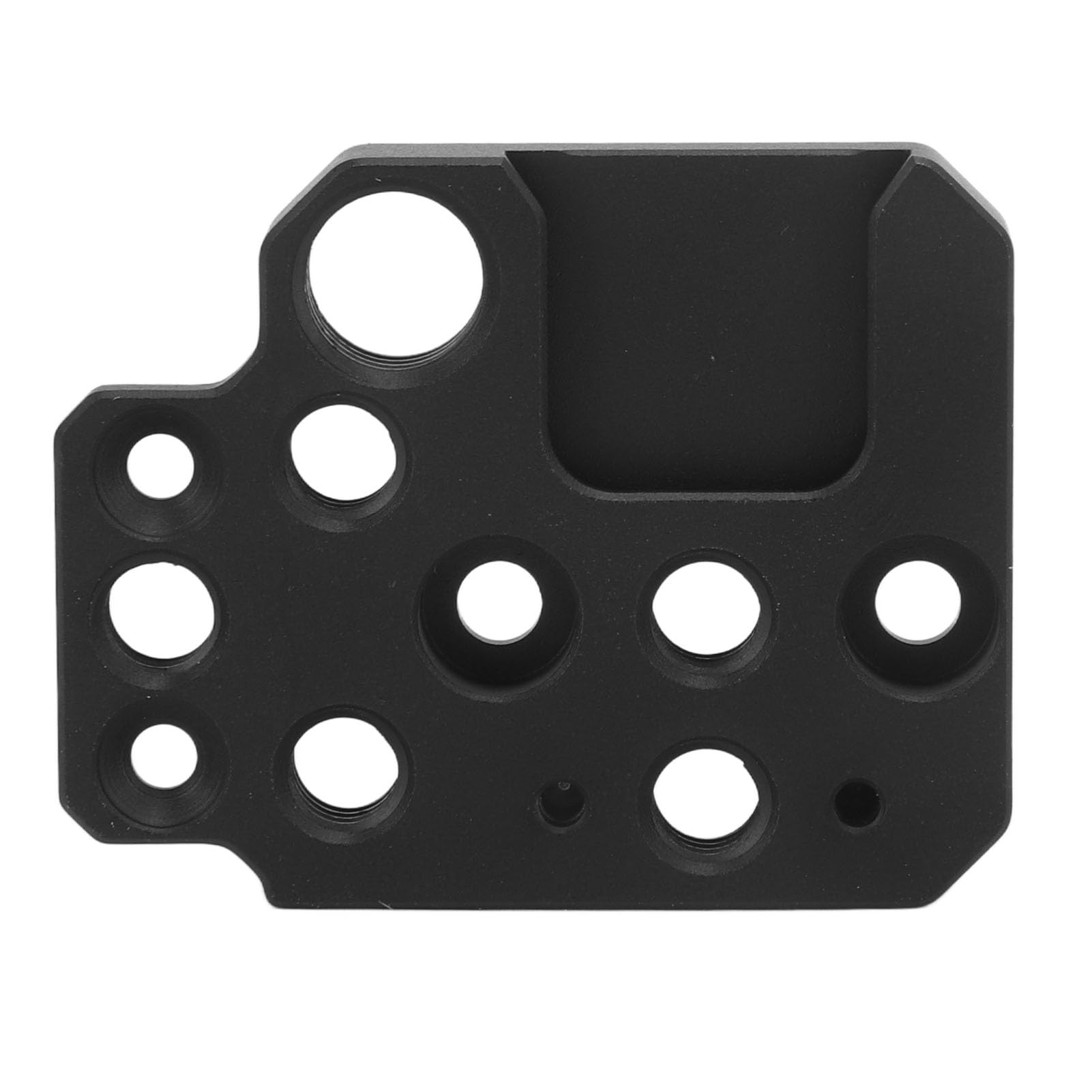 Agatige Aluminum Quick Release Plate, Camera Stabilizer Expansion Mounting Base With 1/4 3/8 Inch Holes Cold Shoe Interface For Ronin S Sc Rs2 Rs3