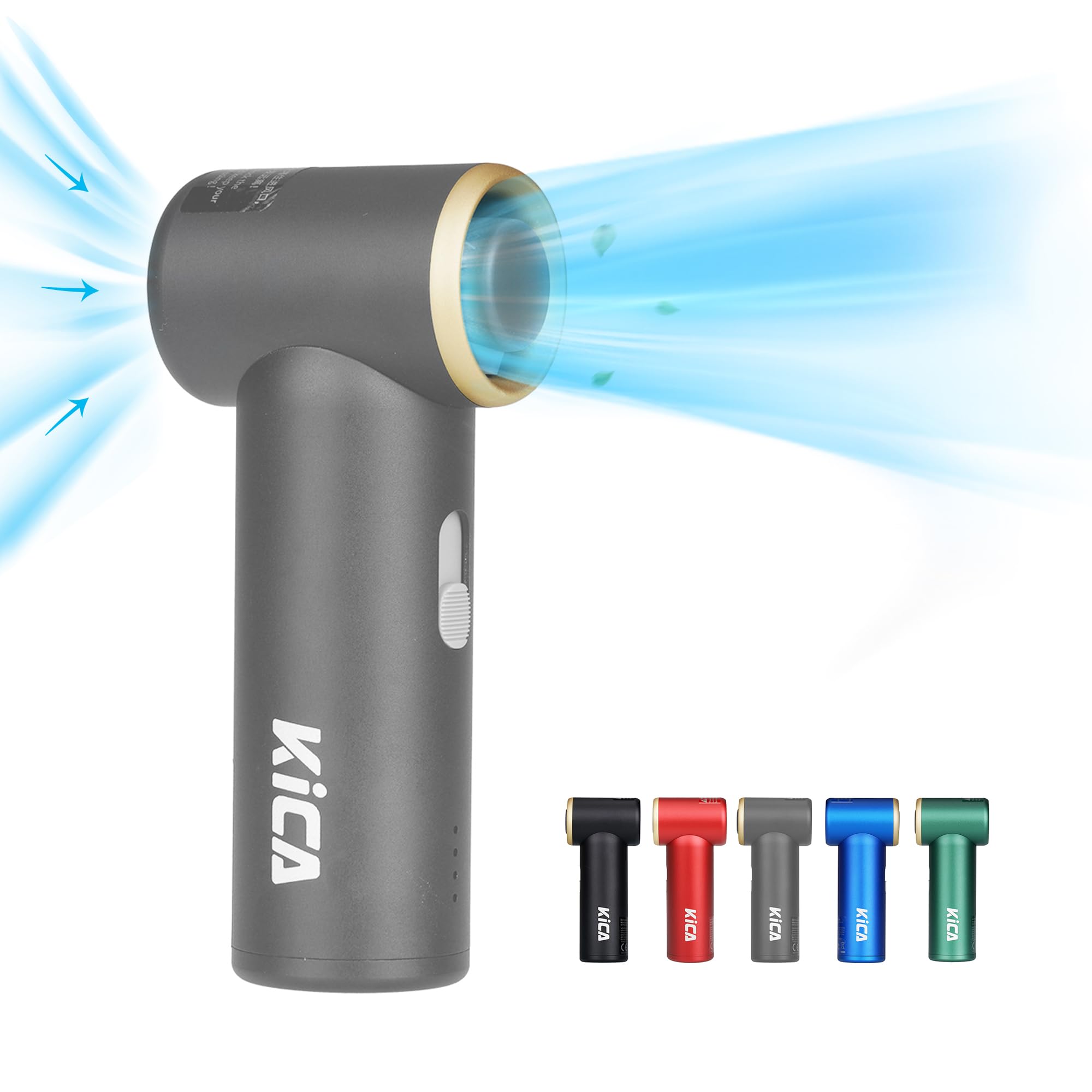 Kica Jetfan Mini Handheld Fan[Max 14Hrs Working Time] Personal Fan With 3000Mah Usb Rechargeable - Koospark