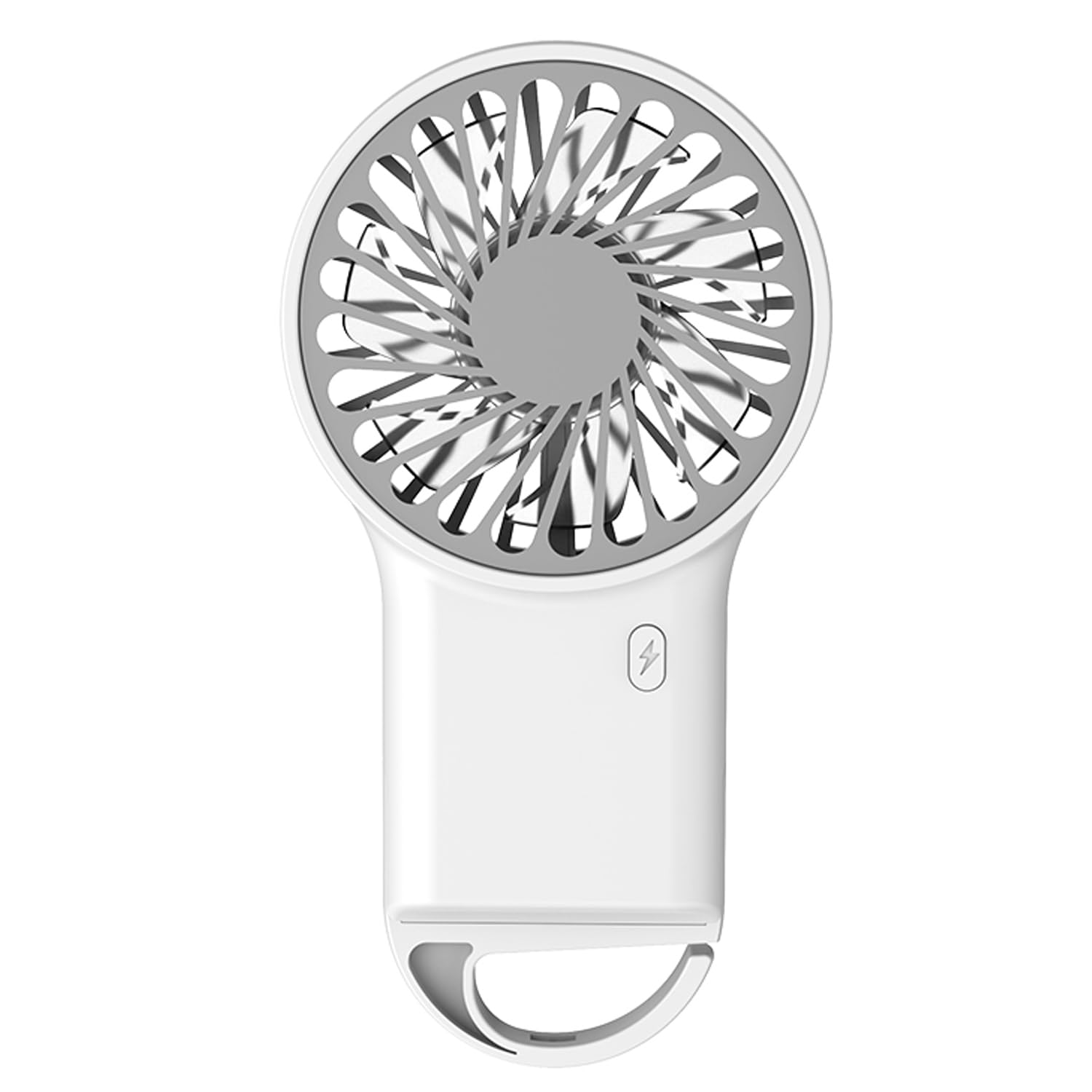 Mini Portable Fan Powerful Handheld Fan Rechargeable,3 Speeds Personal Small Hand Fan Desk Fan - Koospark