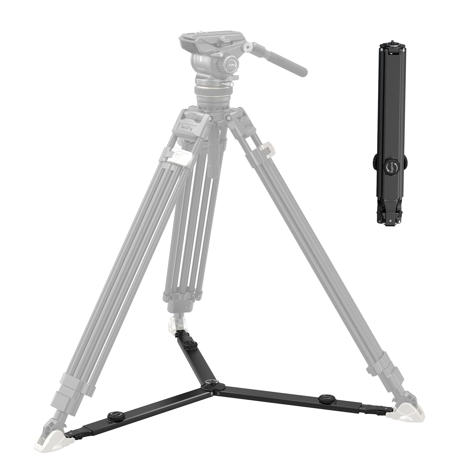 Smallrig Quick Release Ground Level Tripod Spreader For Ad-100 Heavy-Duty Tripod, Ad-Pro8 Tripod And Ad-120 Video Tripod, Diameter Range 87-138Cm (34.2-54.3In) - 4507