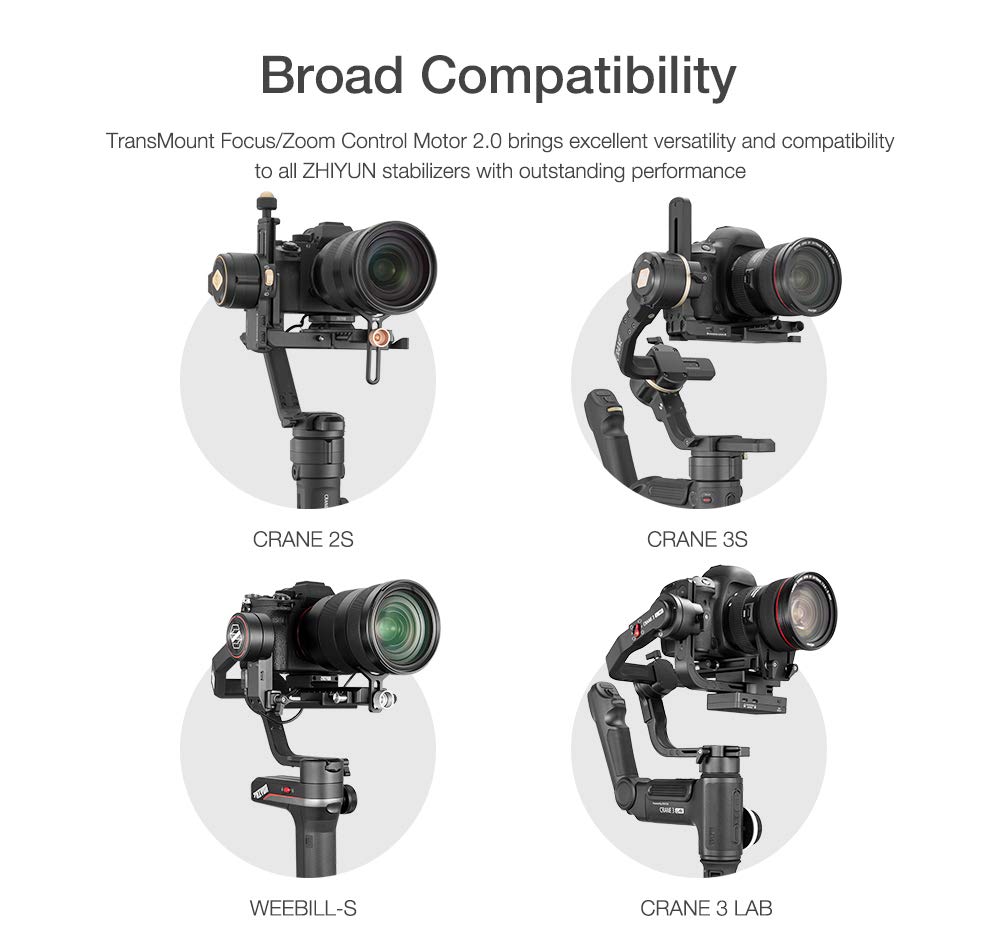 Zhiyun Cmf-06 Transmount Servo Follow Focus/Zoom Controller For Weebill S/Crane 3/Crane 3S/ Crane 2S Gimbal Handheld Stabilizer