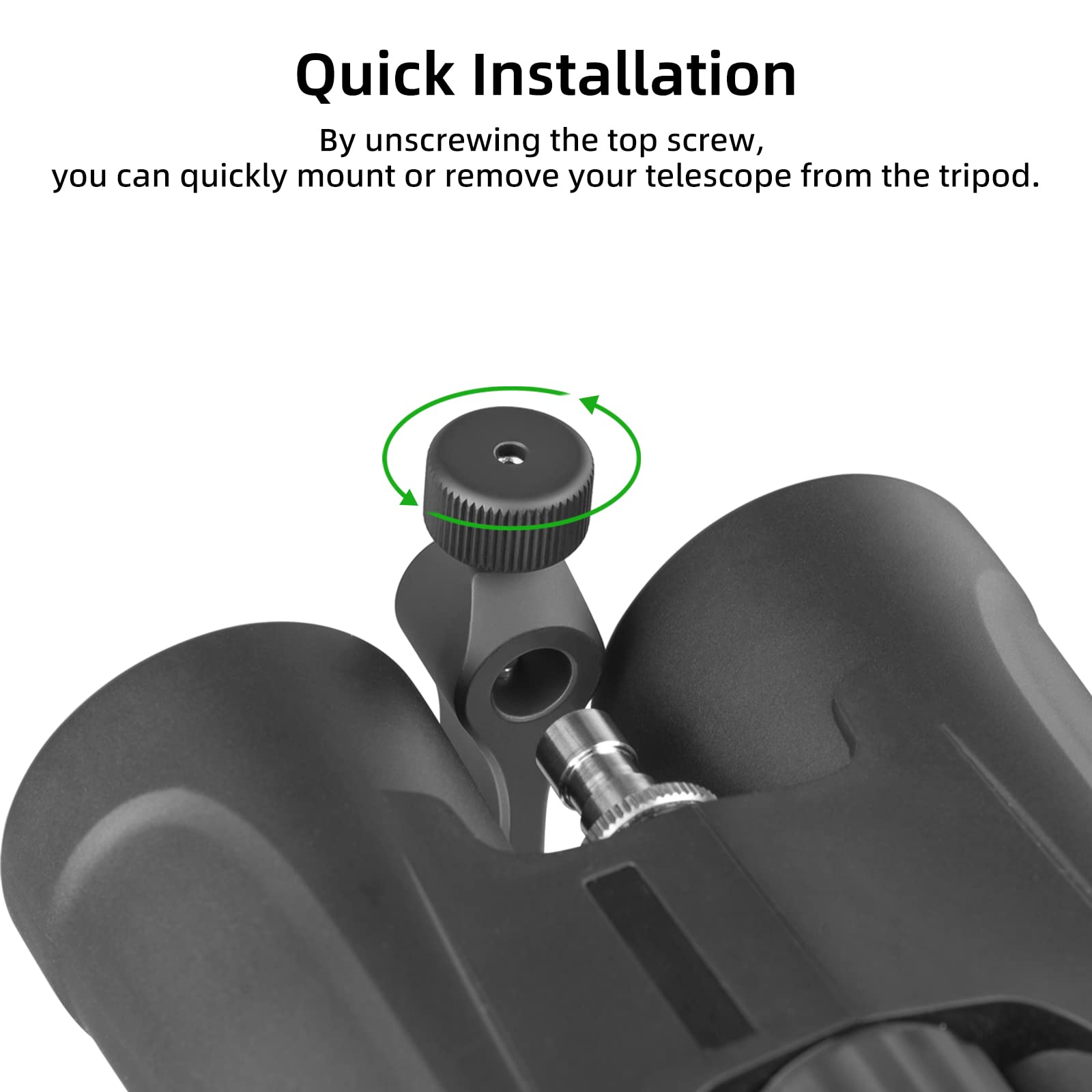 Fanaue Binocular Tripod Adapter And Tripod Stone Bag