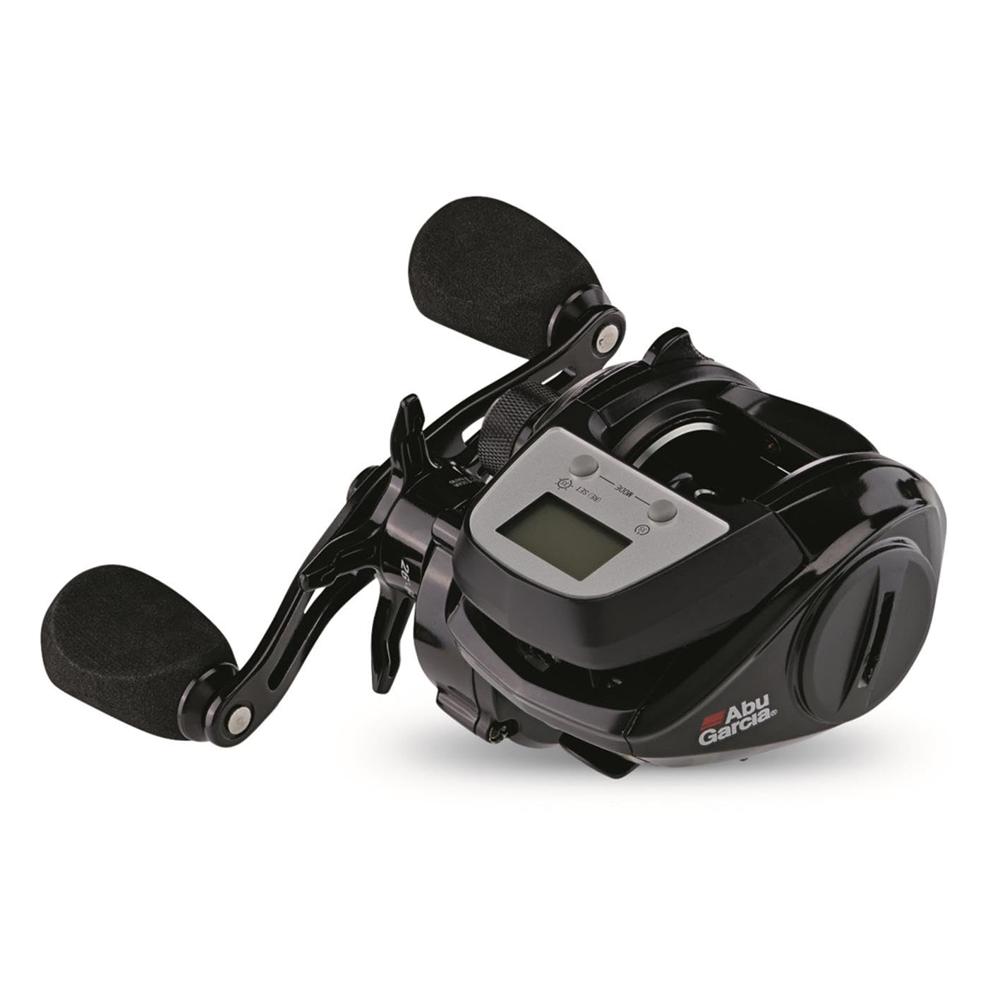 Abu Garcia Max Digital Line Counter Low Profile Baitcast Reel, Size Lp (1498366), Carbon Fiber Star Drag, Max Of 20Lb  9.0Kg, Durable, Lightweight And Strong,Black
