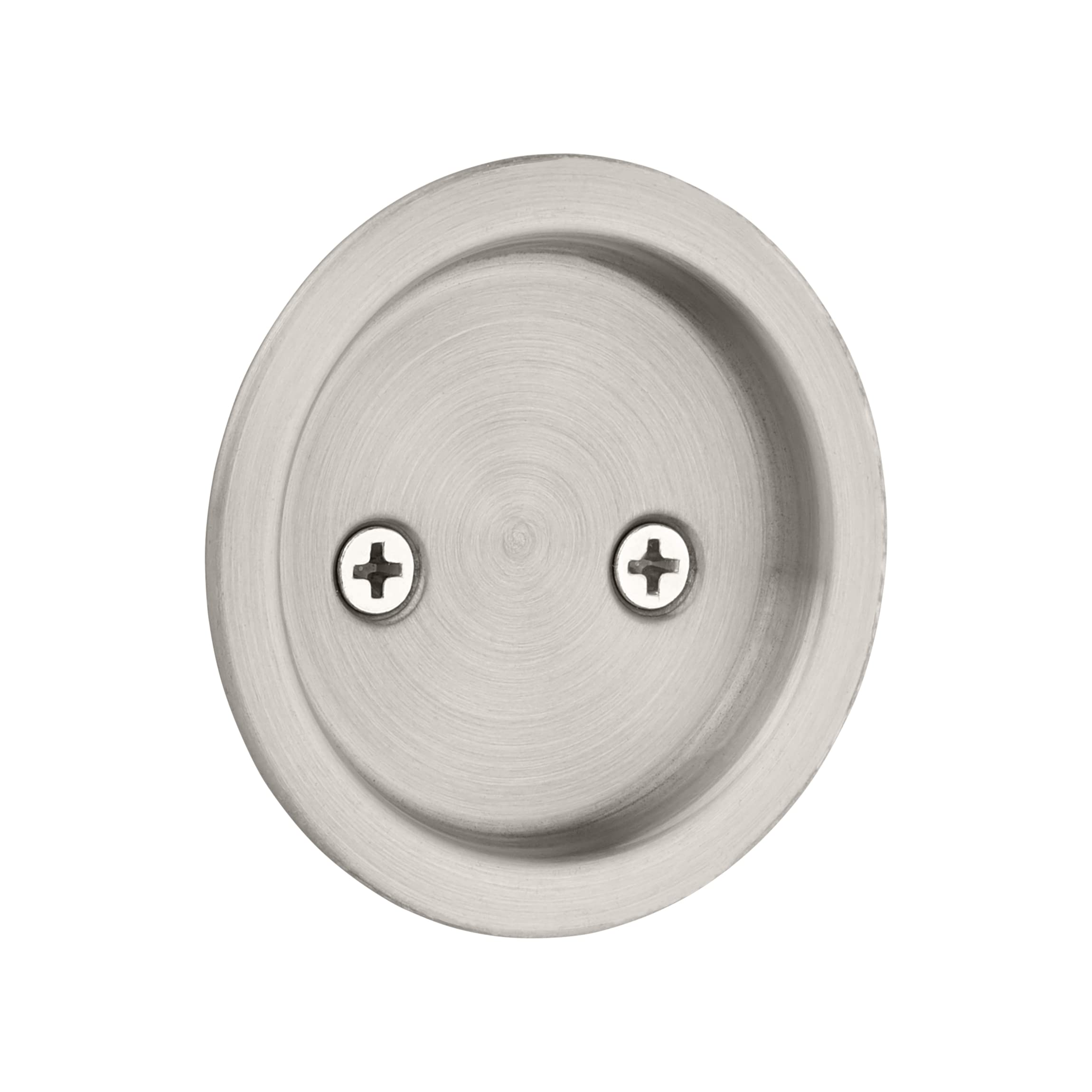 Kwikset 334 Round Hall/Closet Pocket Door Lock In Antique Nickel