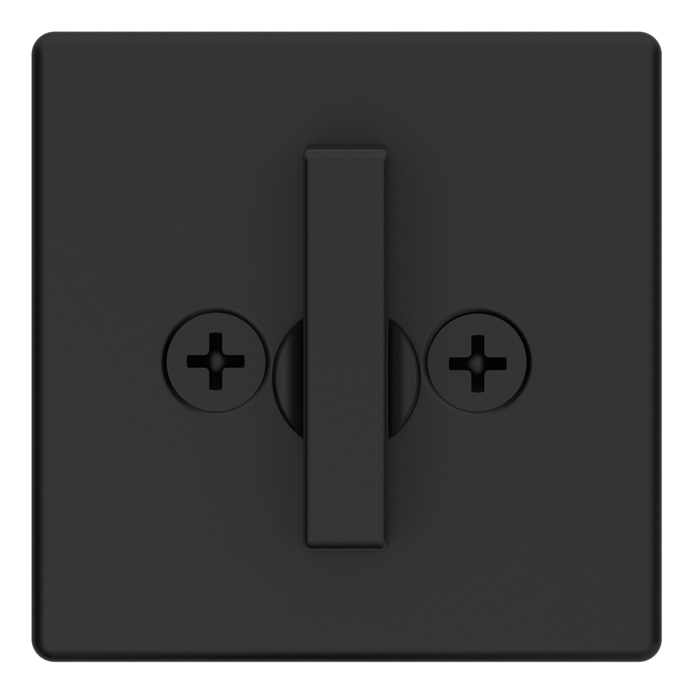 Kwikset 817 Deadbolt Lock, Matte Black Square Exterior Keyed Front Entry Door, Pick Resistant Smartkey Rekey Security, Single Cylinder Dead Bolt, With Microban Protection