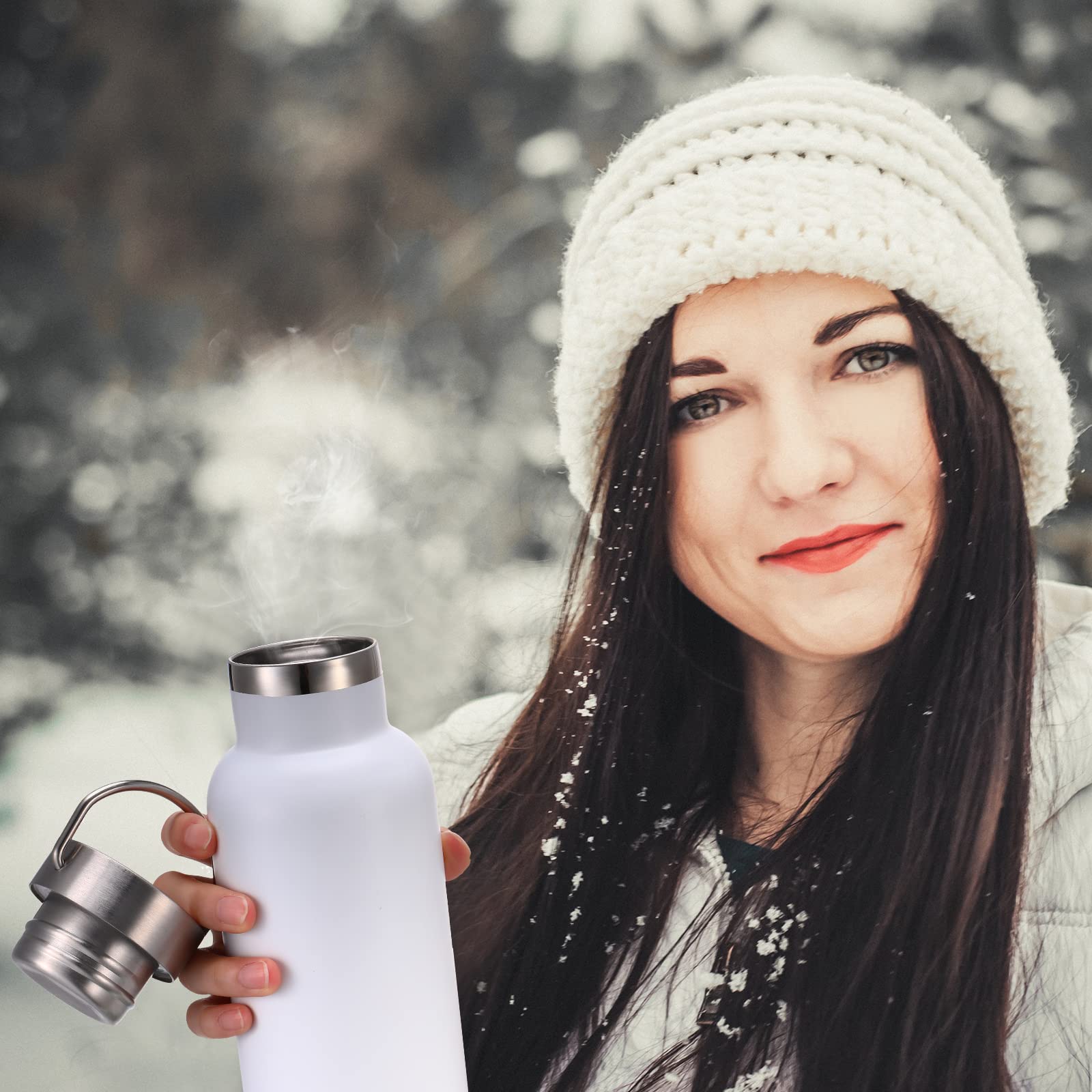 10 Pack Insulated Water Bottle 20 Oz Stainless Steel Sport Bottle Bulk Double Wall Metal Reusable