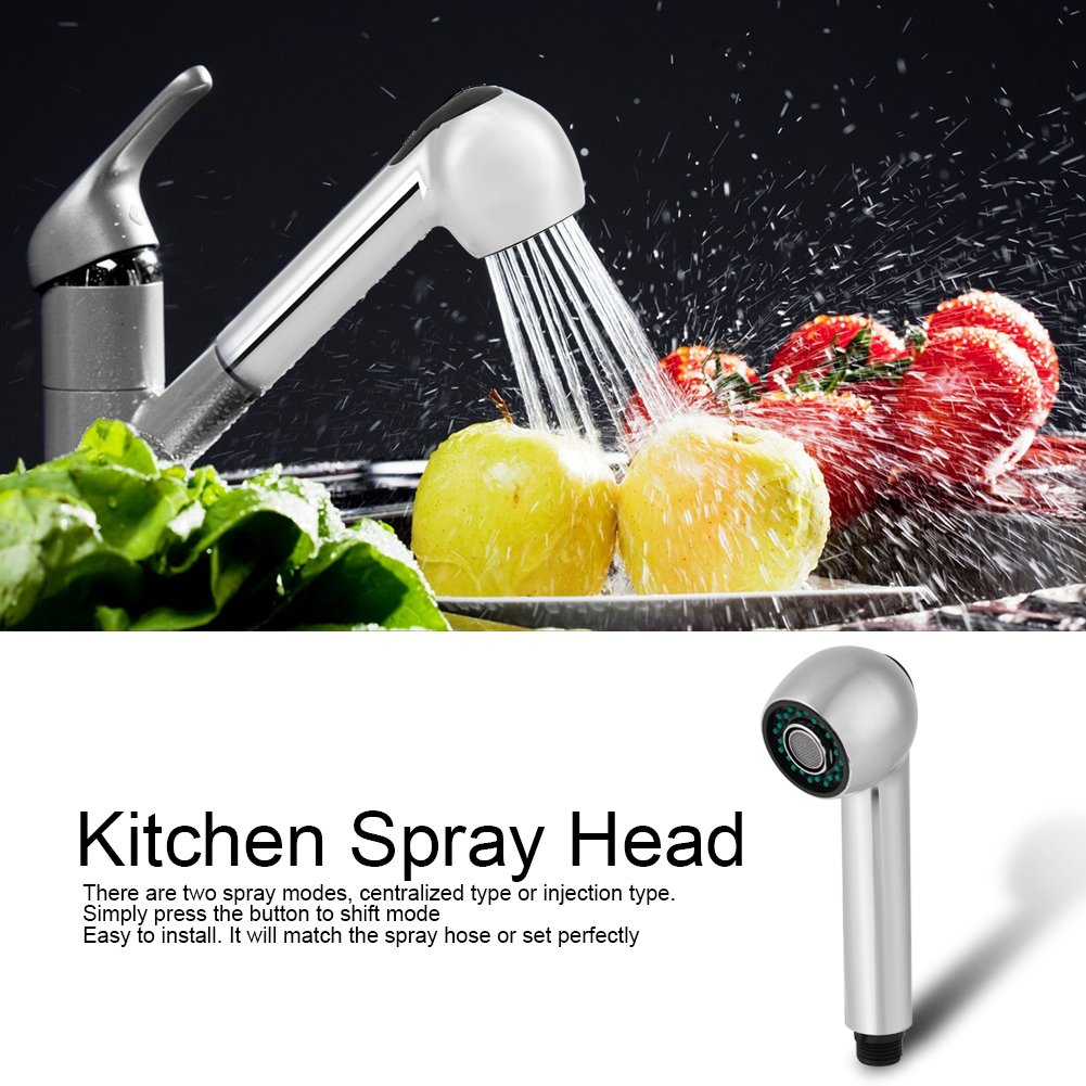 Fdit Kitchen Faucet Bathroom Tap Pull-Out Faucet Nozzle Sink Faucet Spray Sprayer Spout Setting Replacement Part