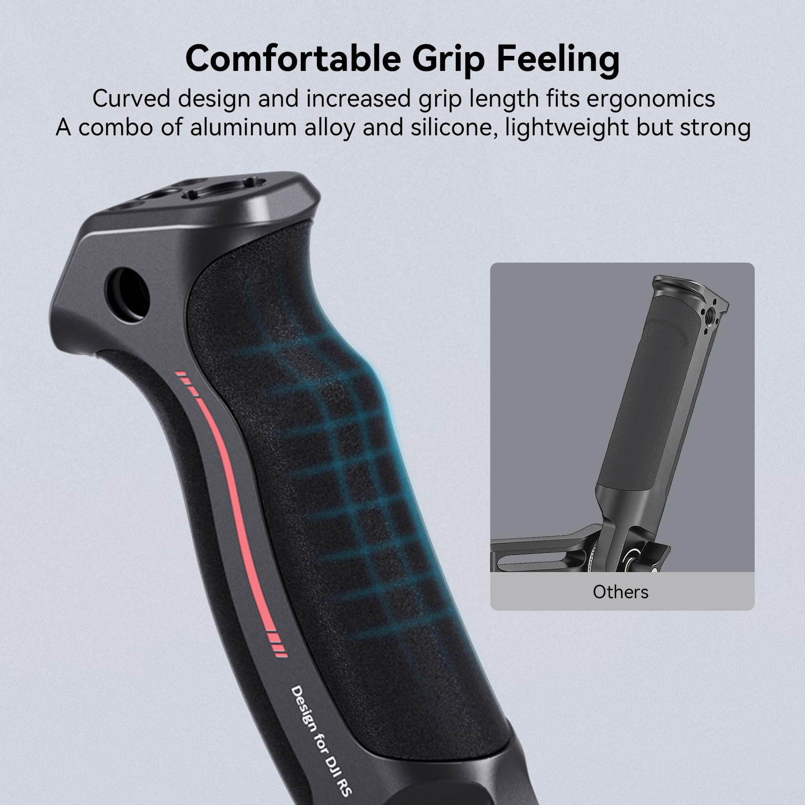 Smallrig Adjustable Sling Handgrip Gimbal Sling Handle For Dji Rs 4, Rs 4 Pro, Rs 3 Mini, Rs 3, Rs 3 Pro, Rs 2, Rsc 2 Stabilizer + Focus Control Dual Grip For Dji Rs 2 / Rs 3 Pro/Rs 4 Pro